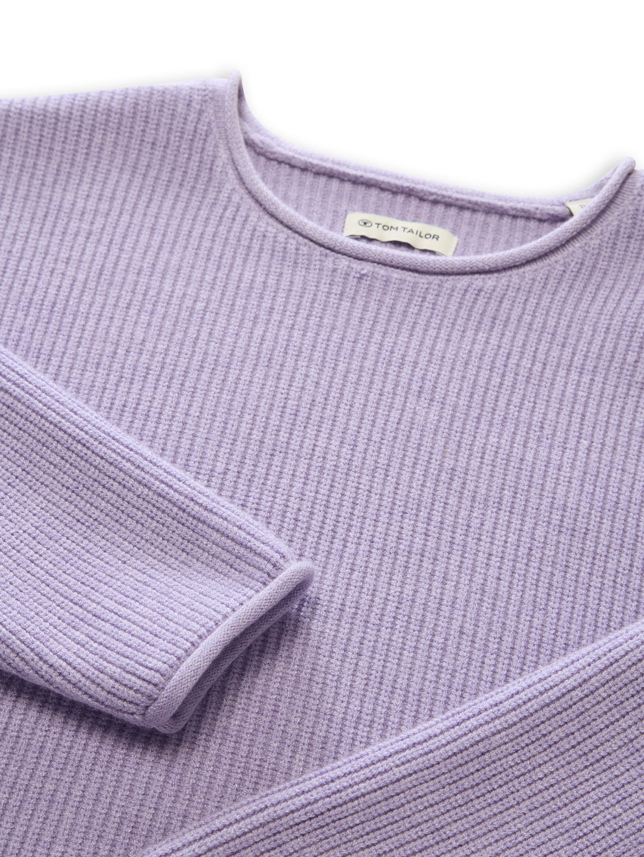 TOM TAILOR Jacquardpullover mit Streifen Muster