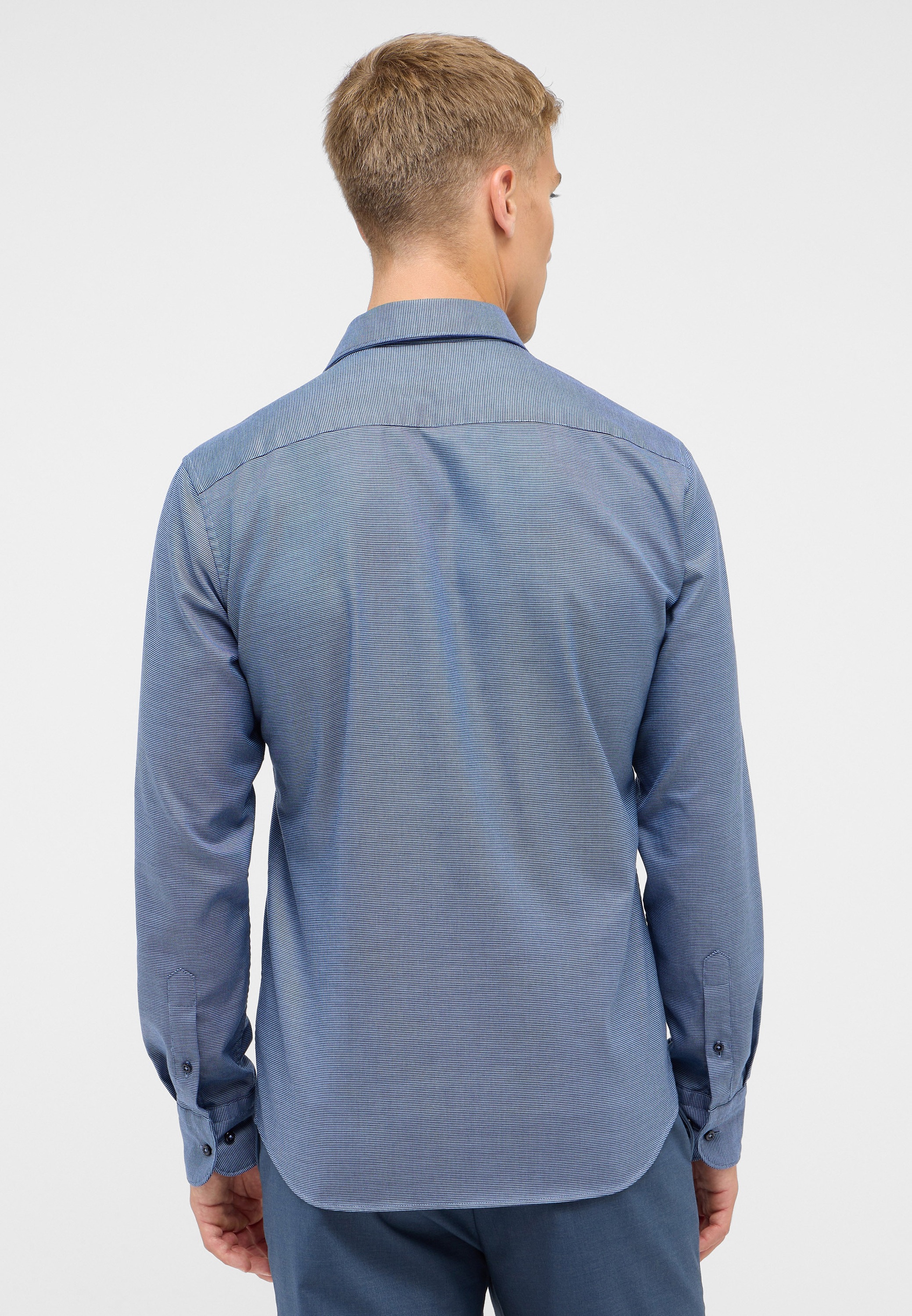 Eterna Langarmhemd »SLIM FIT« EASY IRON (bügelleicht)