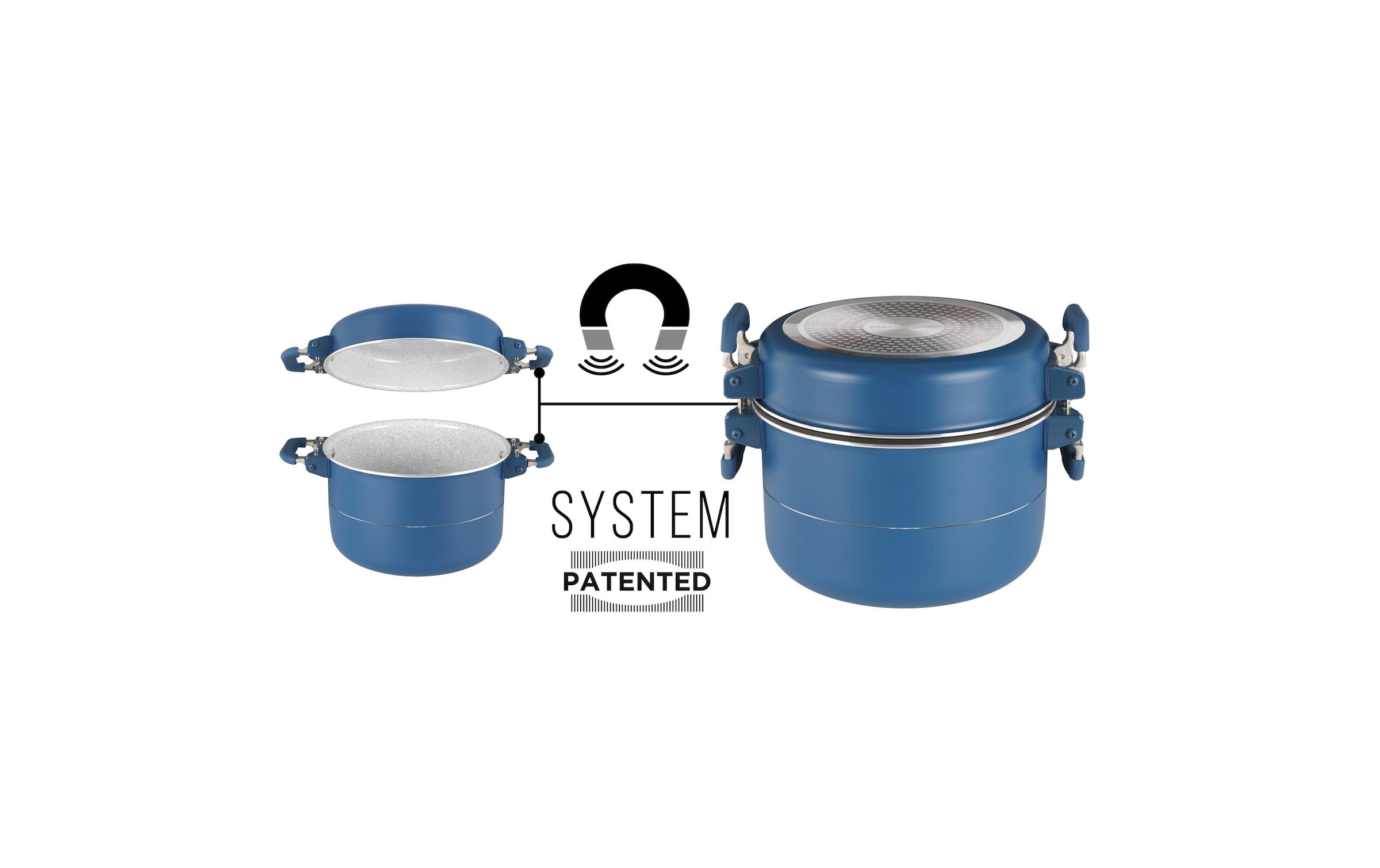 BRUNNER Geschirr-Set »Carezza Magnetogrip«