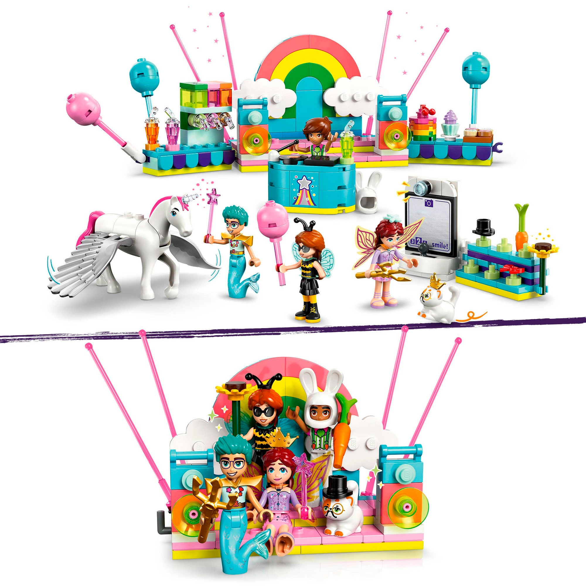 LEGO® Pions de construction »Kostümparty mit Einhorn und Fee (42661), LEGO Friends« Made in Europe