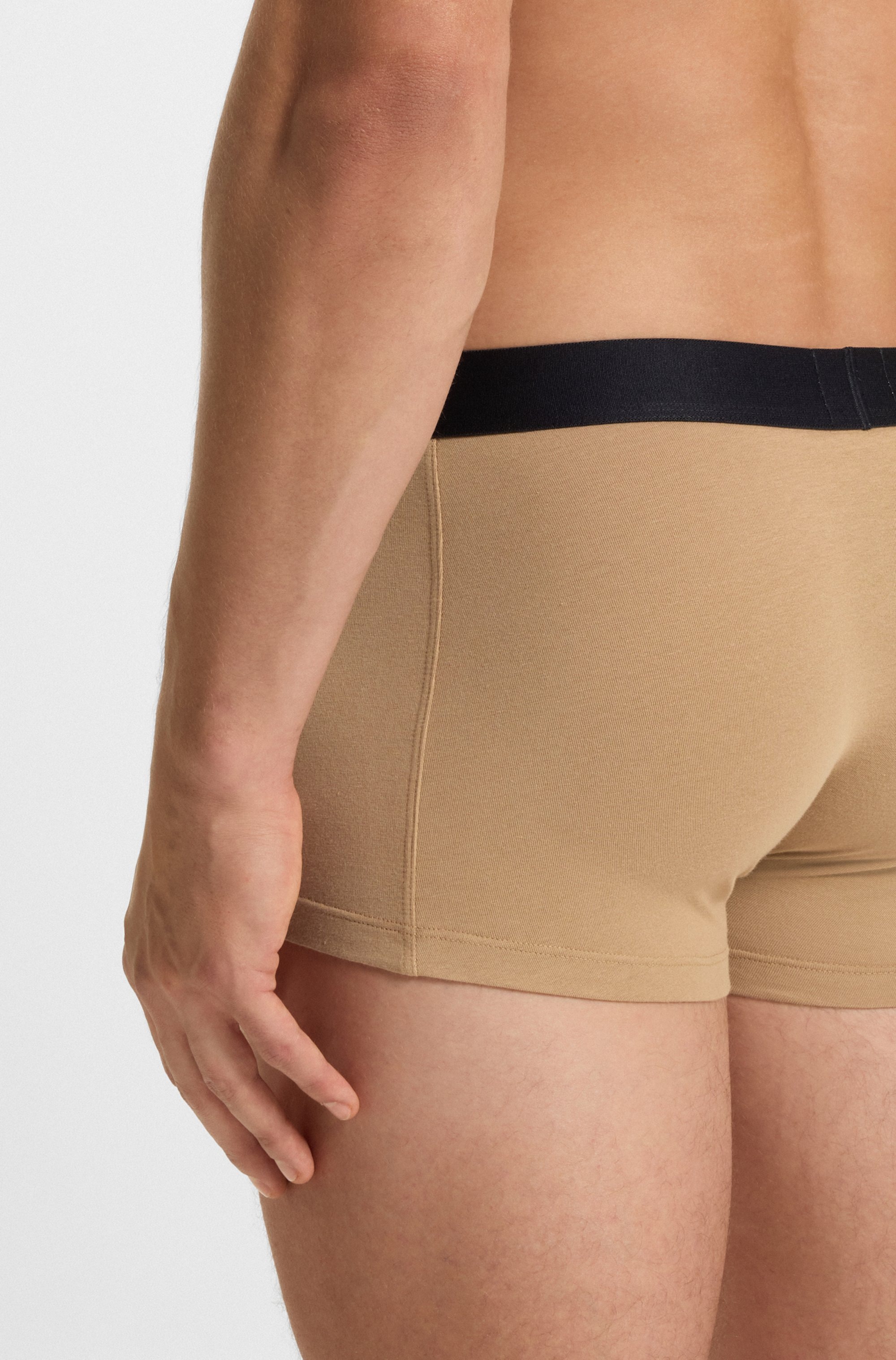 BOSS Trunk »3P Trunk BOSS ONE« mit unifarbenen Bund