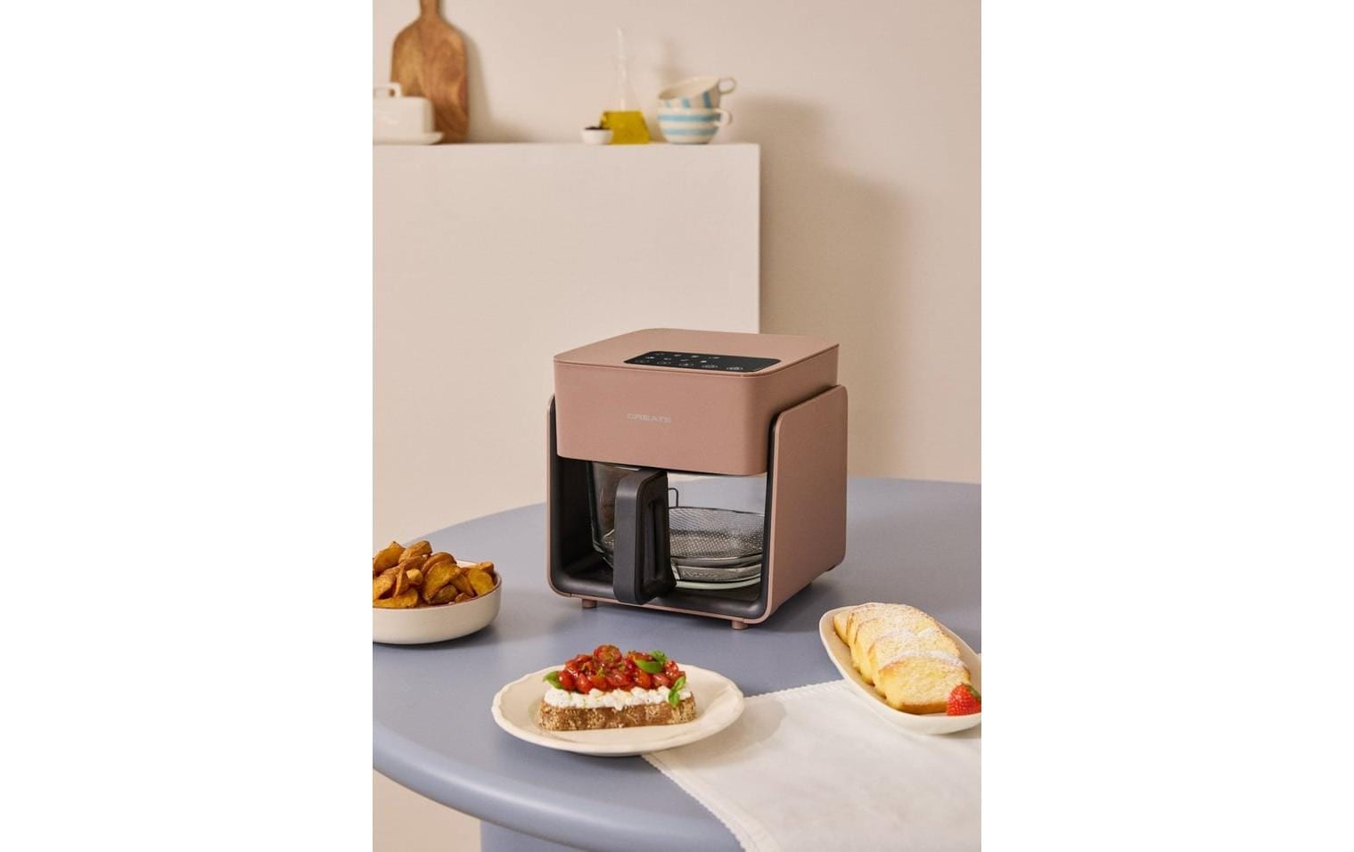 Create Friteuse à air chaud »Create Air Fryer Studio Crystal 4.2 l« 1300