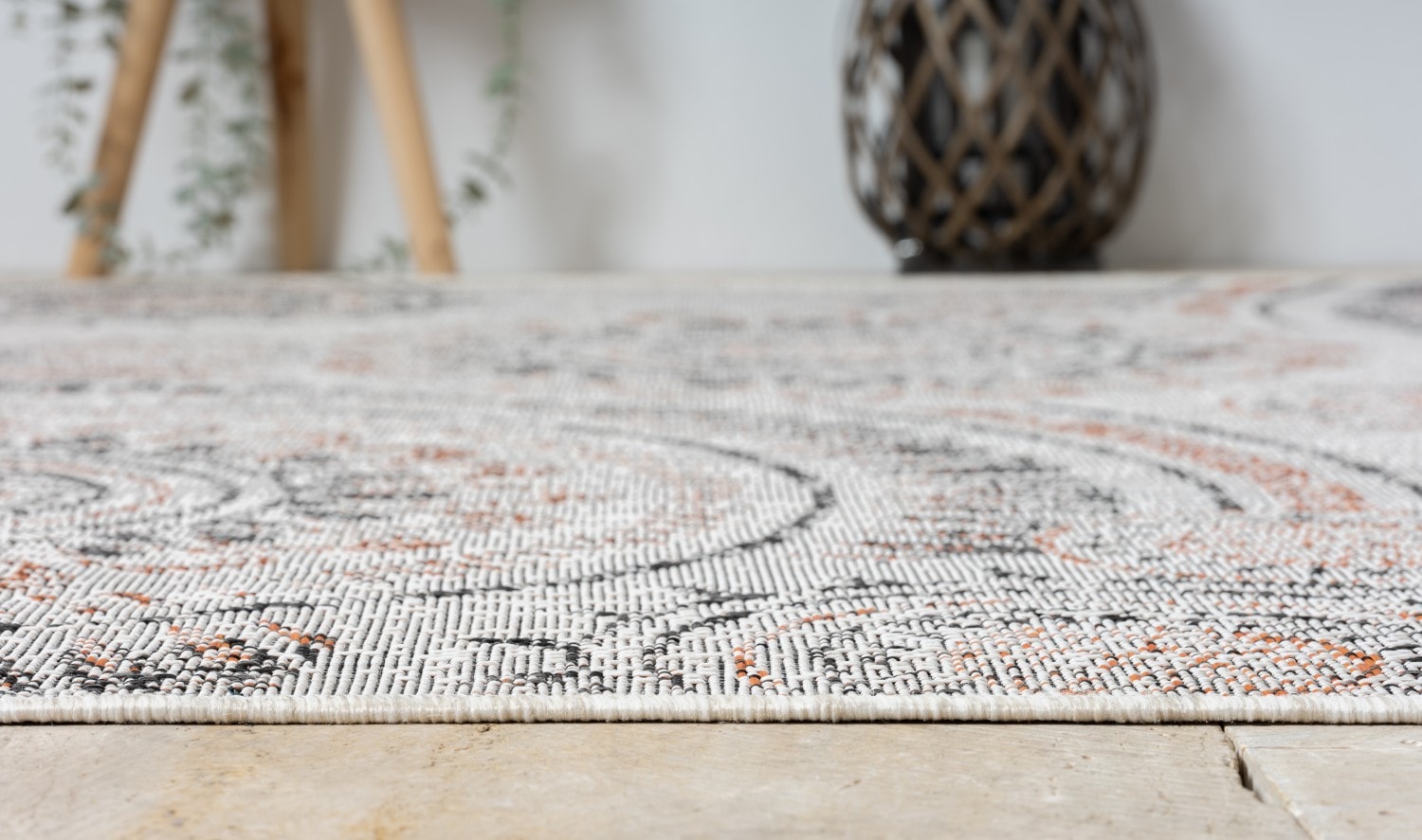 Myflair Möbel & Accessoires Teppich »Sonic, LAGERRÄUMUNG!« rechteckig 6 mm Höhe Ethno Design, Kreise, Outdoor geeignet, Balkon, Terrasse