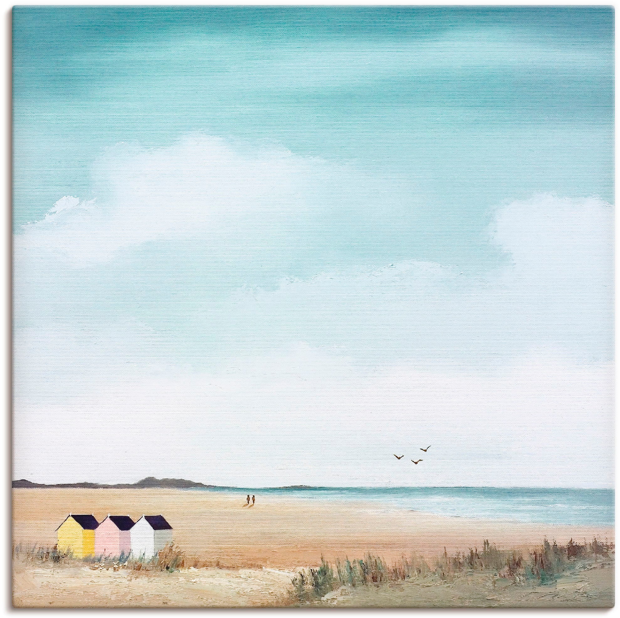 Artland Wandbild »Sonniger Morgen III« Strand 1 Stk. tlg. als Leinwandbild, Poster in verschied. Grössen