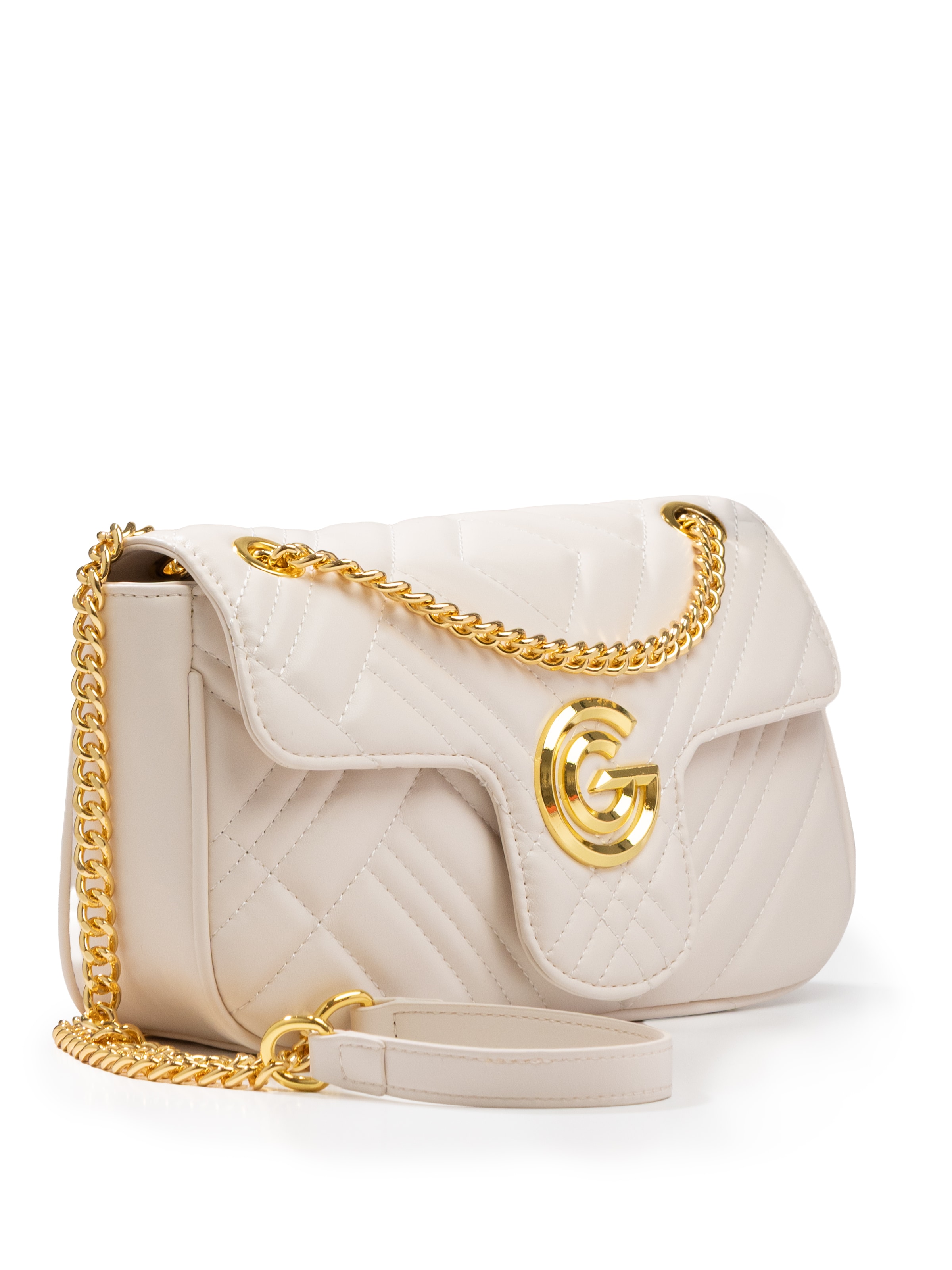 Gabriella GUCCI Sac à bandoulière »CINDY« Sac bandoulière pour femme, sac à main, sac de transport avec décoration logo