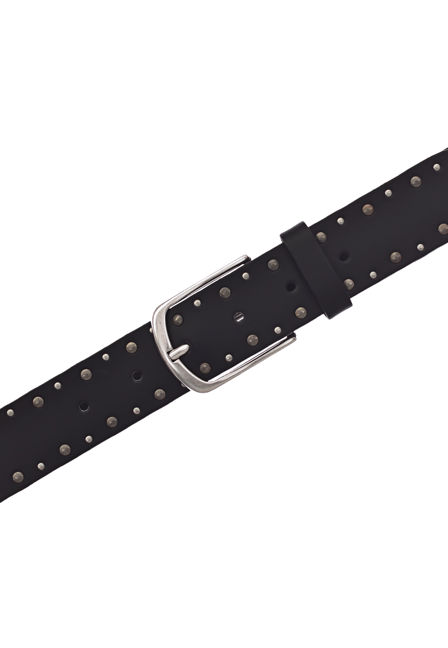 MUSTANG Nietengürtel Mit Nieten verziert, 3,5 cm