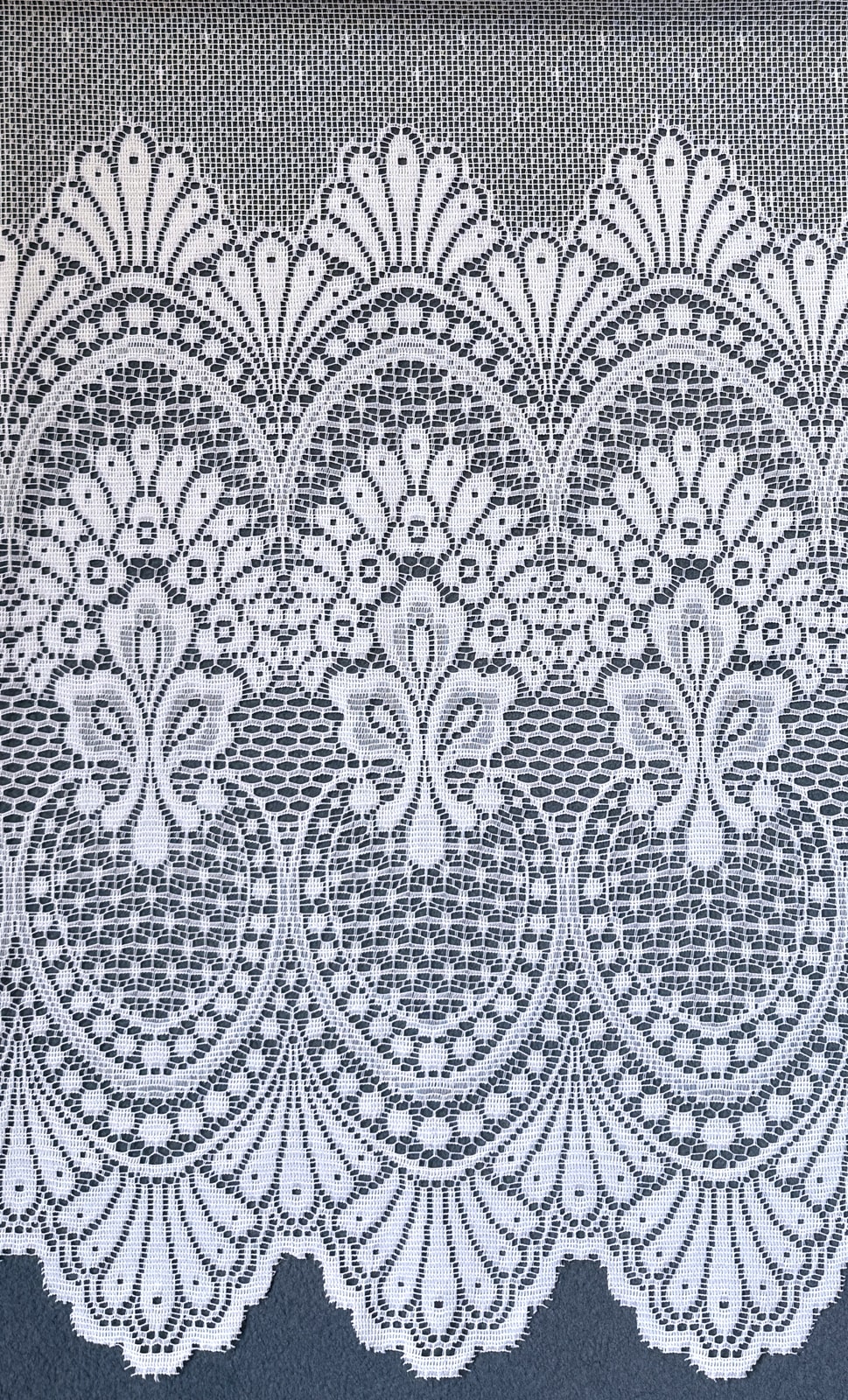 Weckbrodt Gardine »"Napoli", Weckbrodt« Kräuselband 1 Stk. tlg. jacquard, gebogt, Bordüre, Sockel