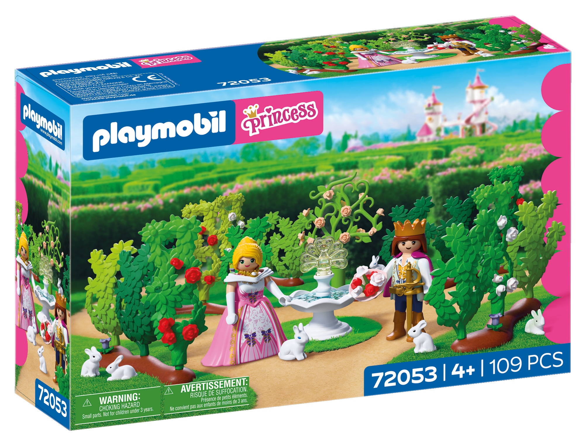 Playmobil® Jeu de construction »Königlicher Irrgarten (72053), Princess« Made in Europe