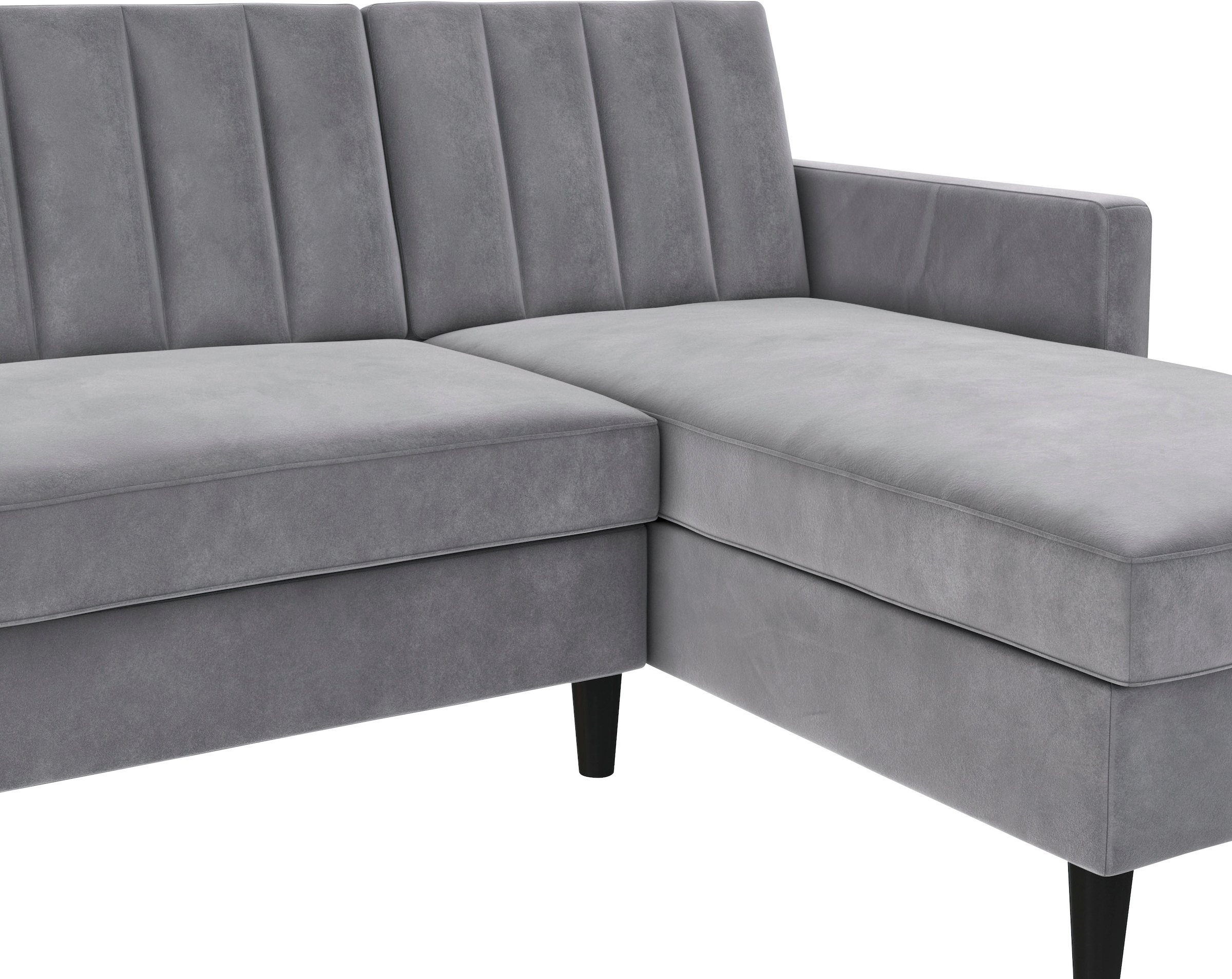 Dorel Home Canapé d'angle »Celine, L-Form,« mit Bett-Funktion und Stauraum. Recamiere beidseitig montierbar