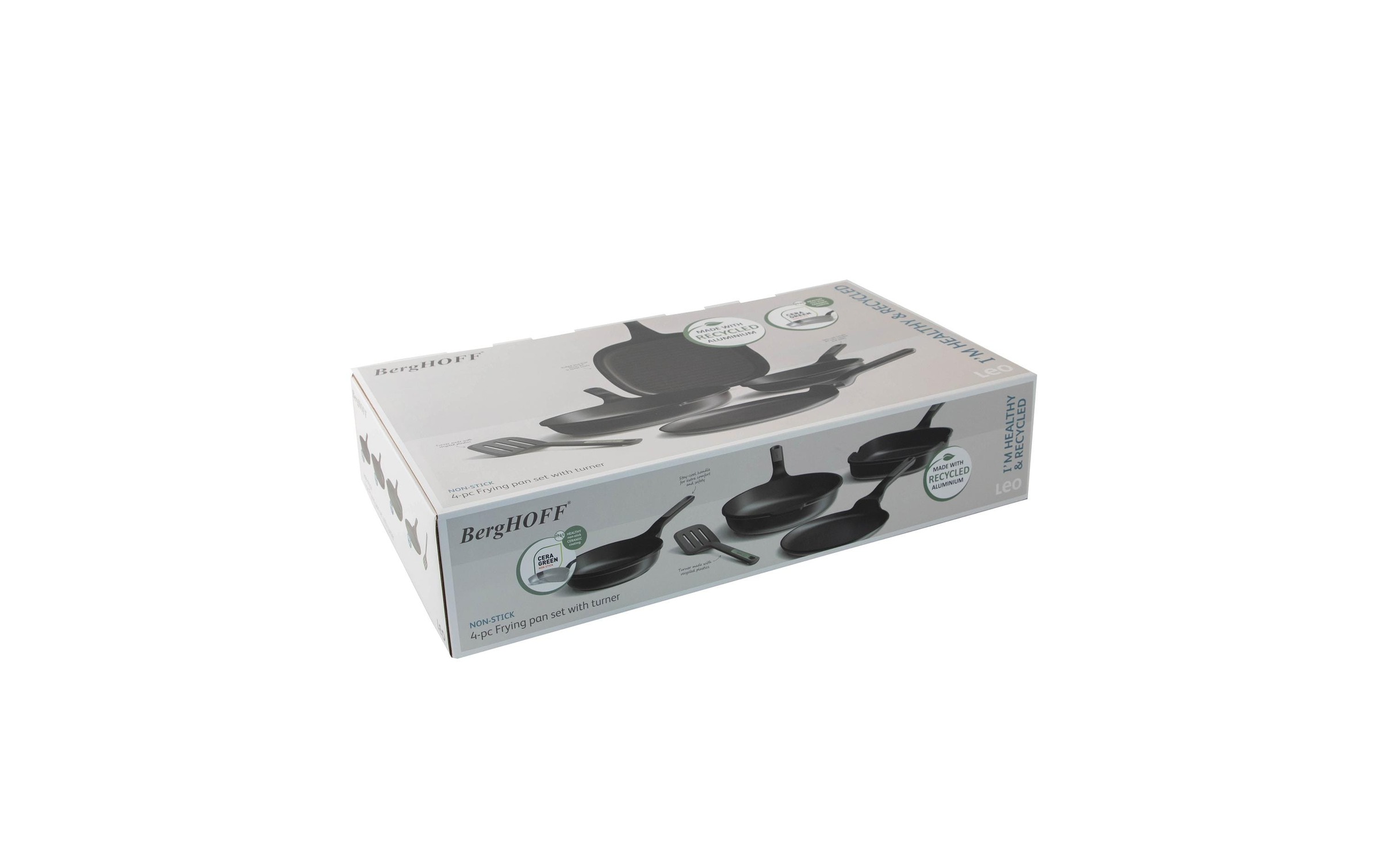 BergHOFF Pfannen-Set »Leo Stone+ 4-teilig 20 cm/24 cm/25 cm/26 cm« 4 Stk. tlg.