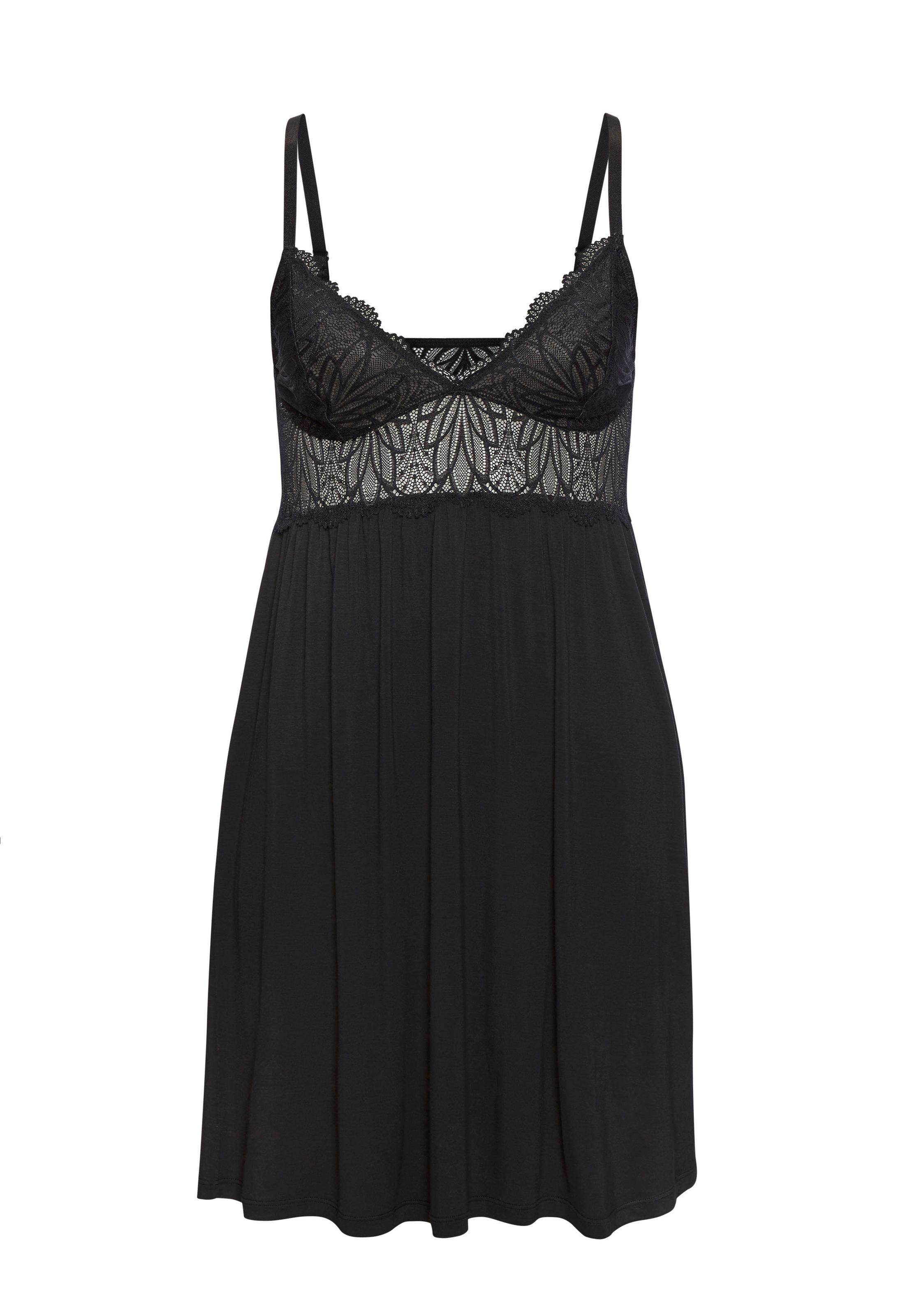 LASCANA Negligé Mit schönen Spitzendetails