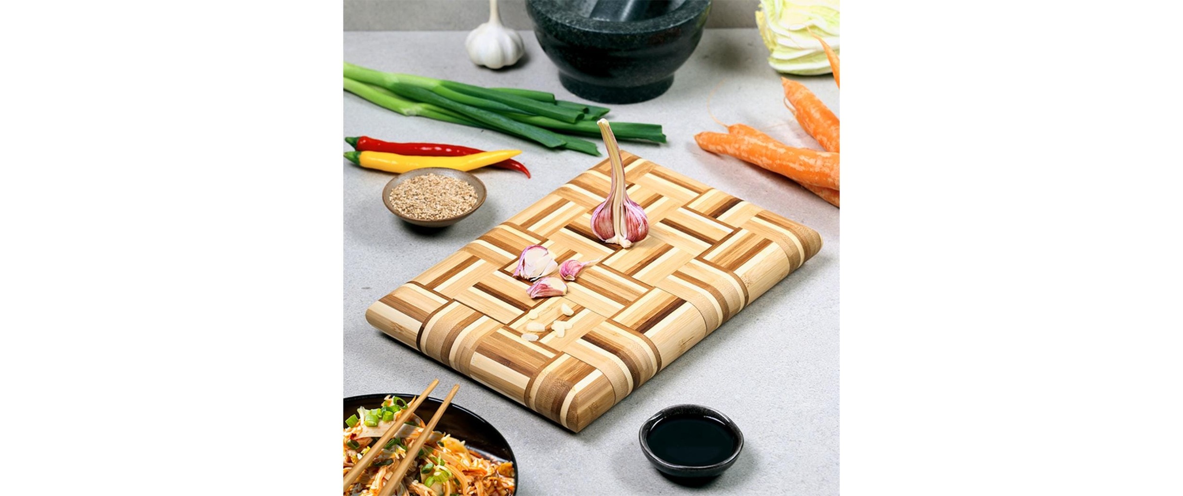 KESPER® Planche à découper »Blockoptik 30 cm x 20 cm«