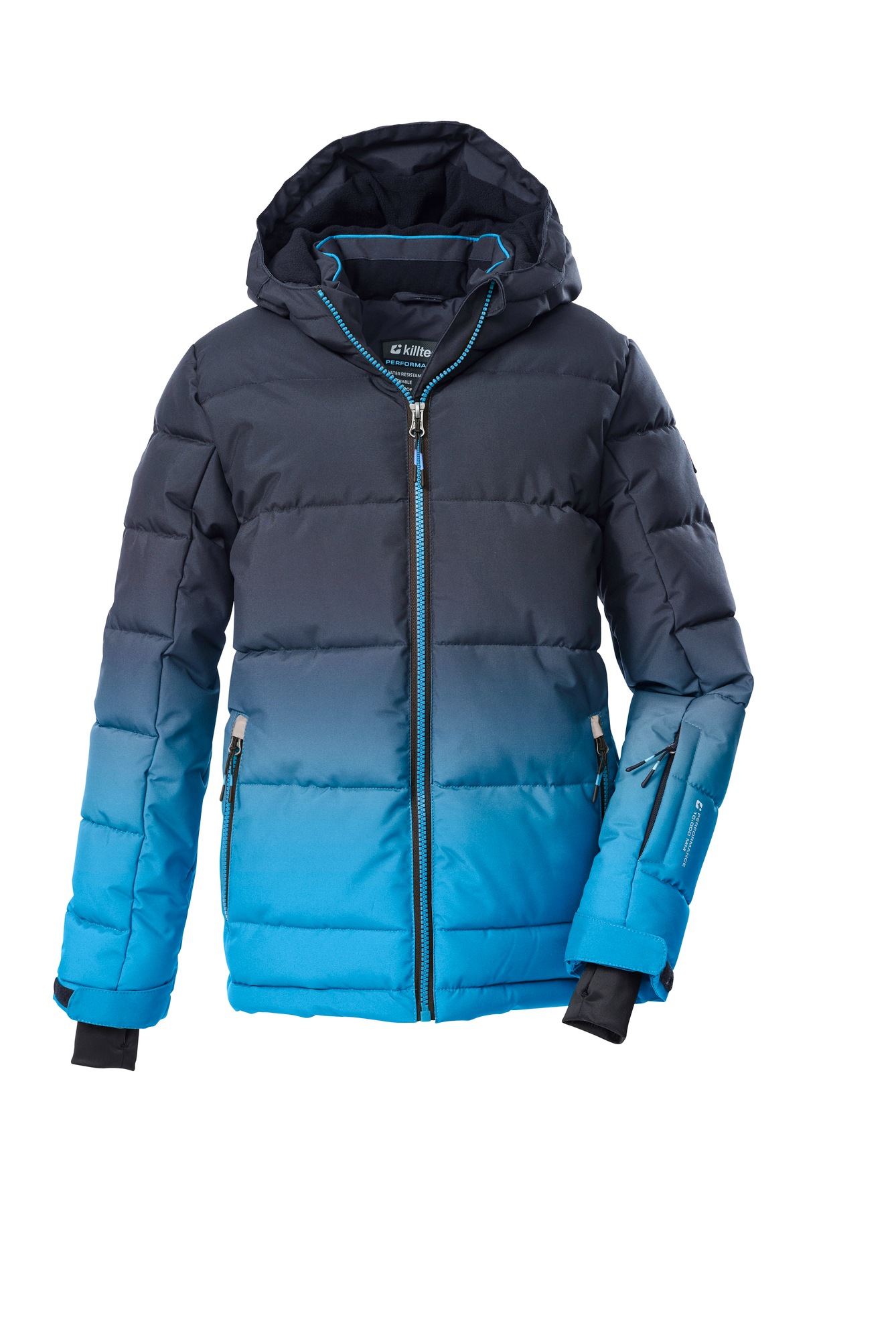 Killtec Skijacke »KSW 382 BYS QLTD JCKT« mit Kapuze für Jugendliche, winddicht, wasserabweisend, atmungsaktiv