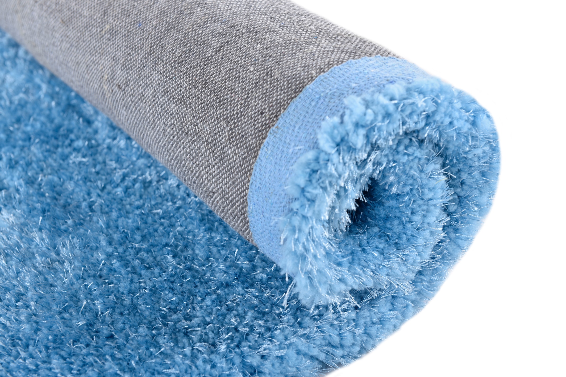 TOM TAILOR HOME Hochflor-Teppich »Soft« rechteckig 35 mm Höhe handgetuftet, Uni-Farben, super weich und flauschig