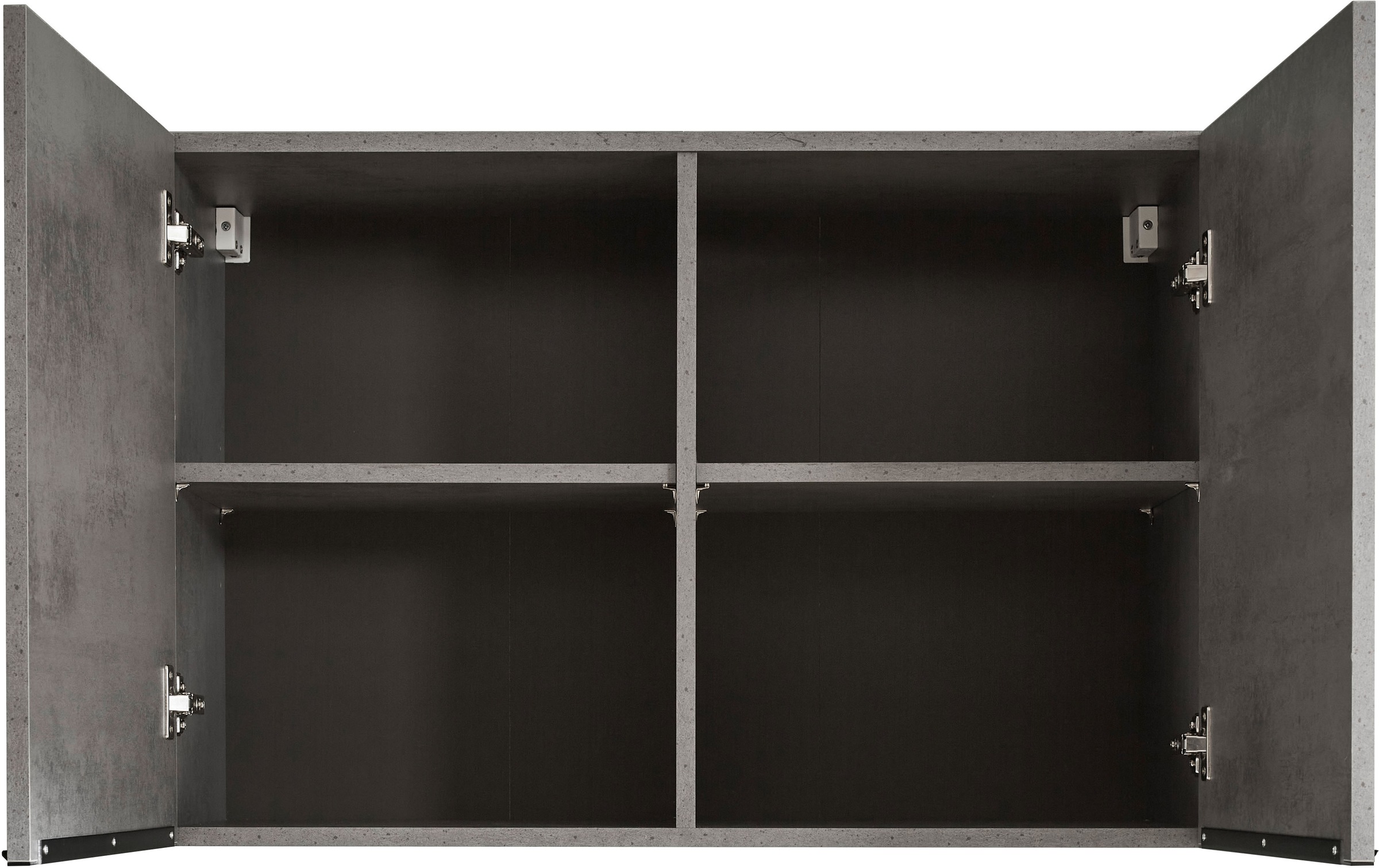 BASIC by Balculina Hängeschrank »Sanibel Küchenschrank, Küchenhängeschrank BxHxT 90 x 60 x 35 cm« 1 Stk. tlg. Breite 90cm, Melaminbeschichtung, 2 Türen und 2 Einlegeböden