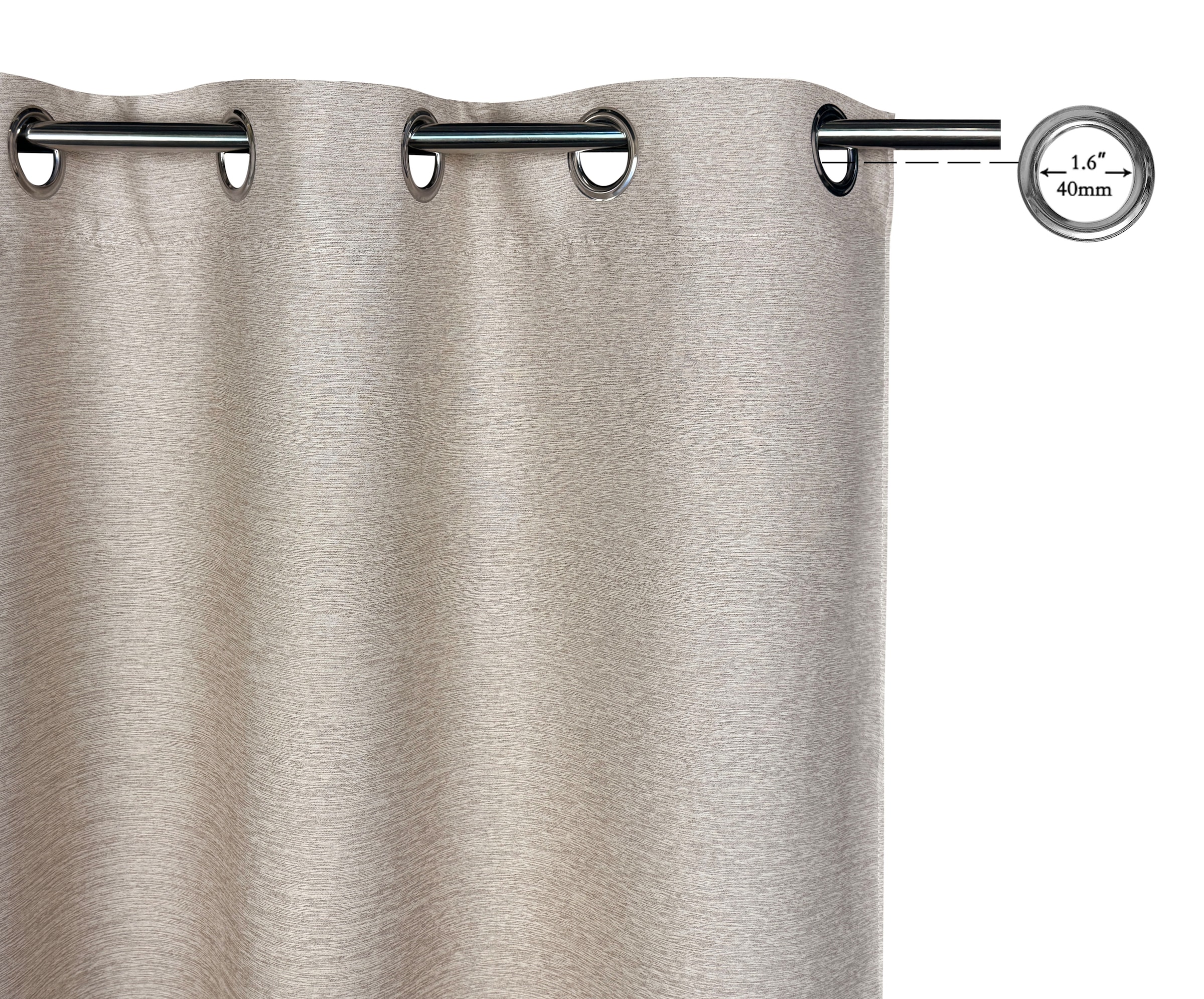 my home Verdunkelungsvorhang »Fleuriss« Ösen 1 Stk. tlg. Wohnzimmer, Schlafzimmer, Arbeitszimmer, Kinderzimmer, modern