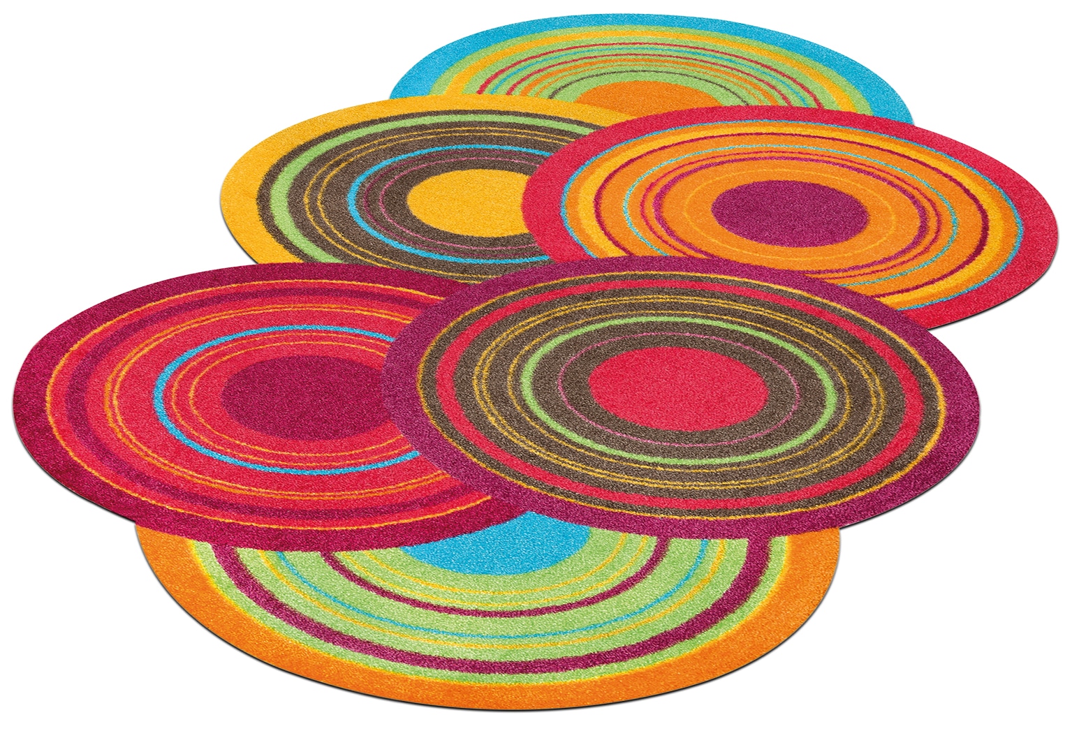 wash+dry by Kleen-Tex Tapis »Cosmic Colours« En forme d'escalier 9 mm Höhe rutschhemmend, waschbar, Wohnzimmer
