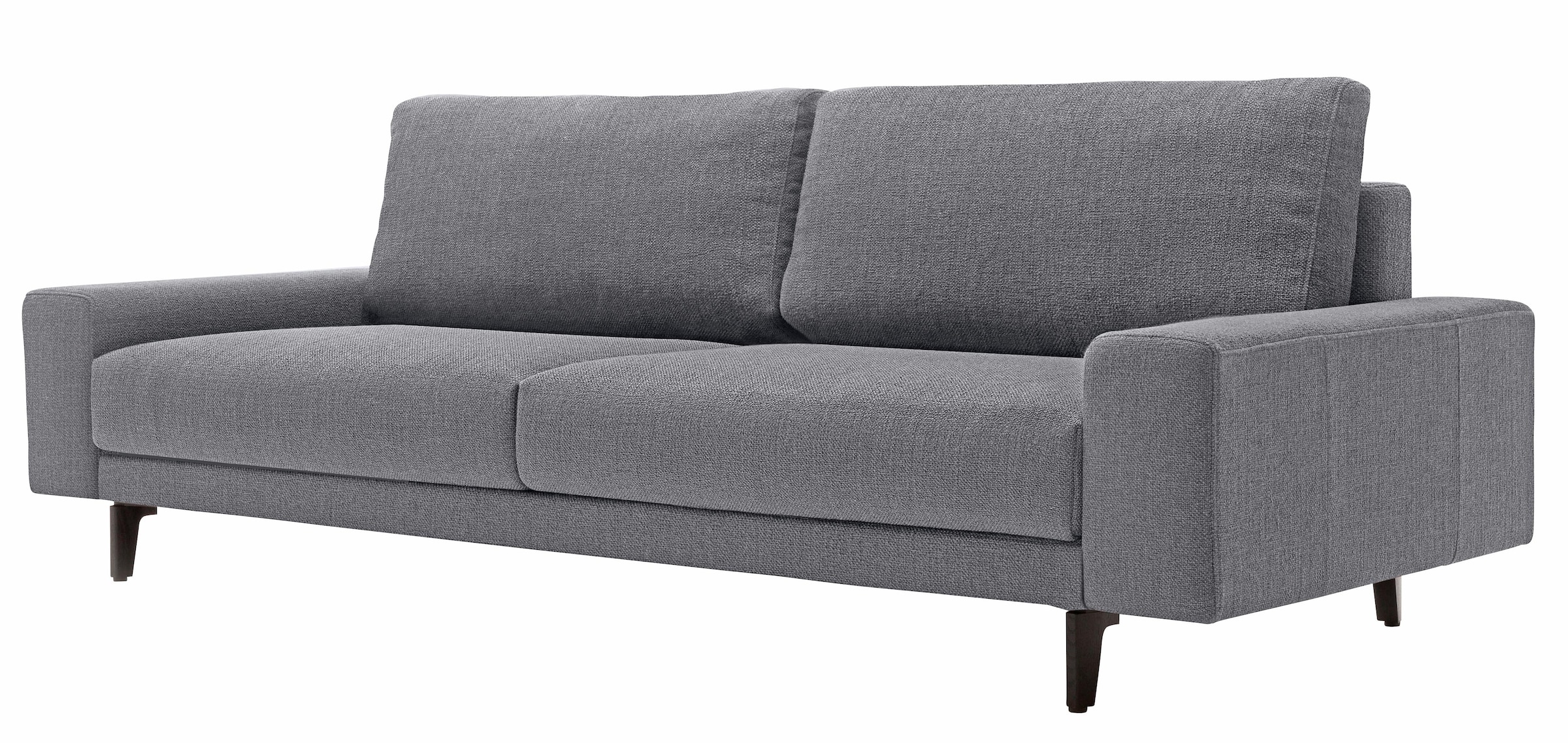 Creation BY ROLF BENZ 3-places »CR.450, Designsofa, Loungesofa« Accoudoir large bas, pieds en aluminium moulé couleur ombre grise, largeur 220 cm