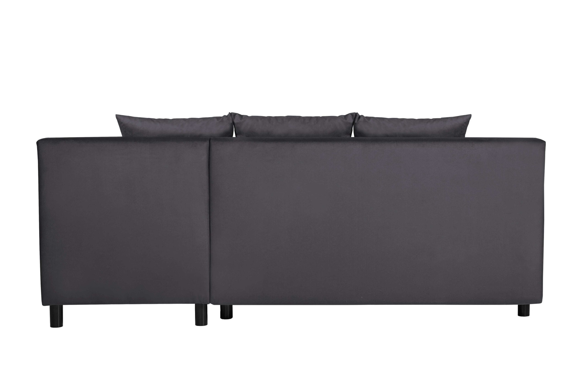 Home affaire Ecksofa »IWALANI, Schlafsofa mit Bettkasten, Recamiere beidseitig montierbar« L-Form, B/T/H 199/135/83 cm, Struktur weich & Velvet