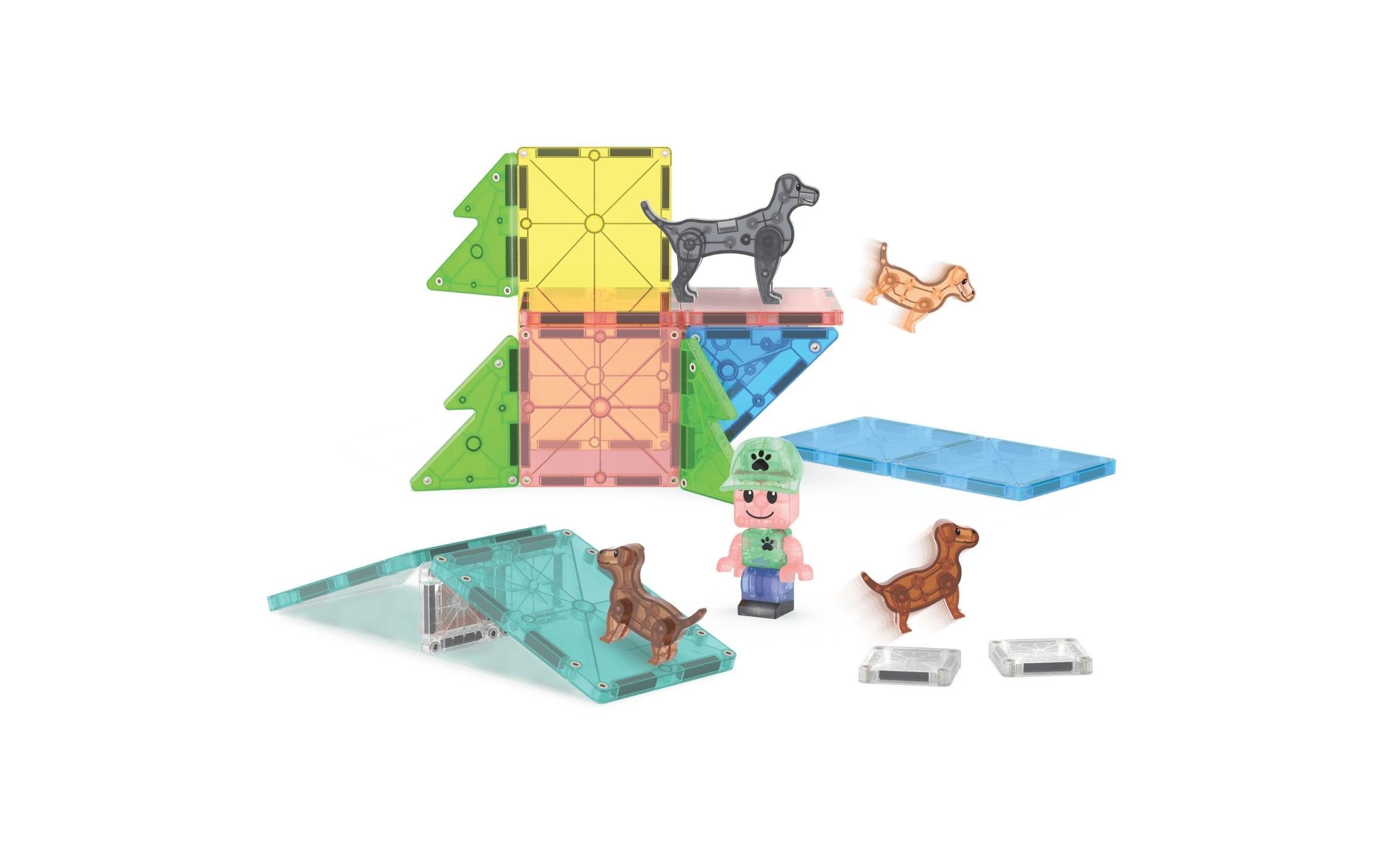   Steinbaukasten »Magna-Tiles Puppy Park 27 Teile«