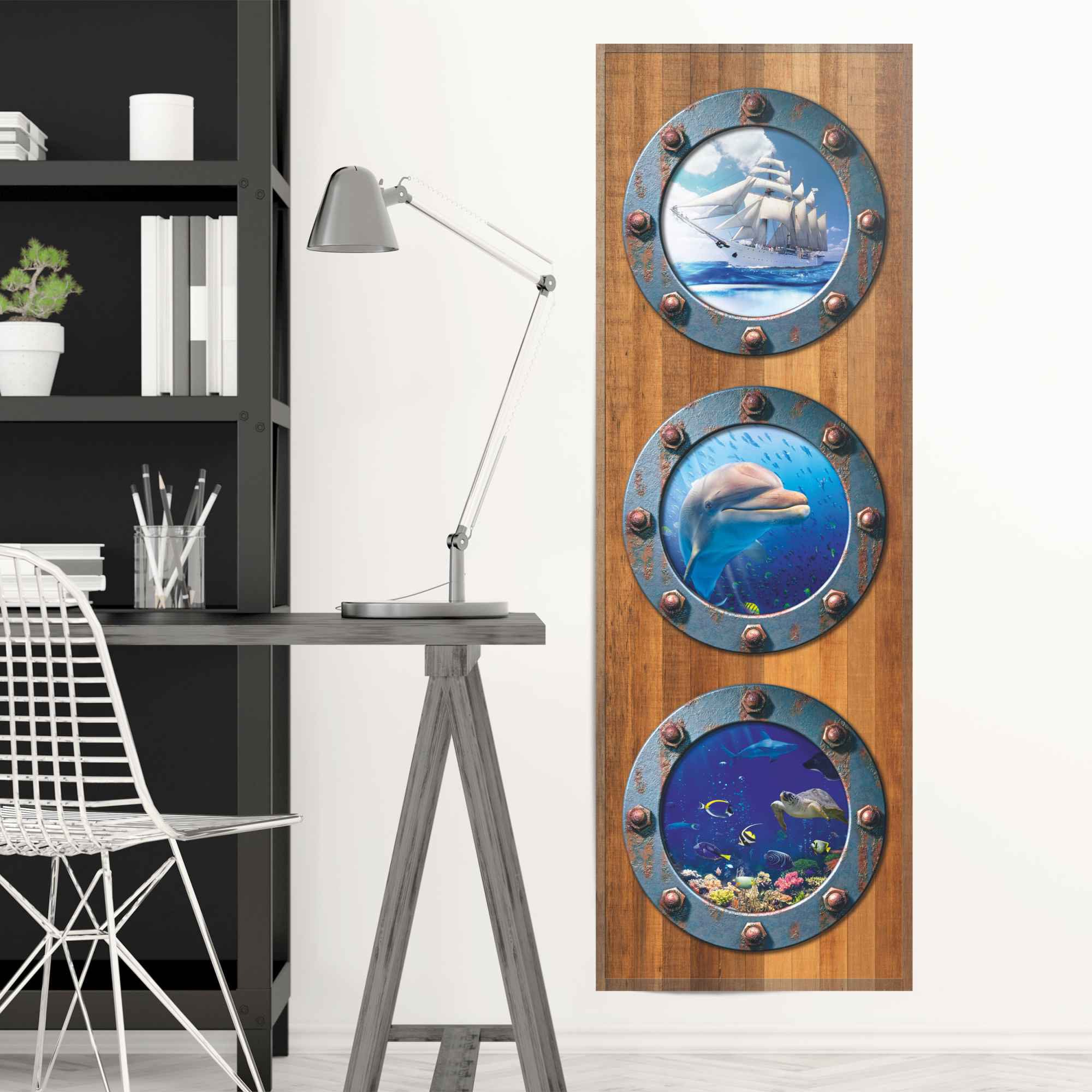 Reinders! Poster »Bullauge Unterwasserwelt - Mer - Fische - Träume« 1 Stk. tlg.