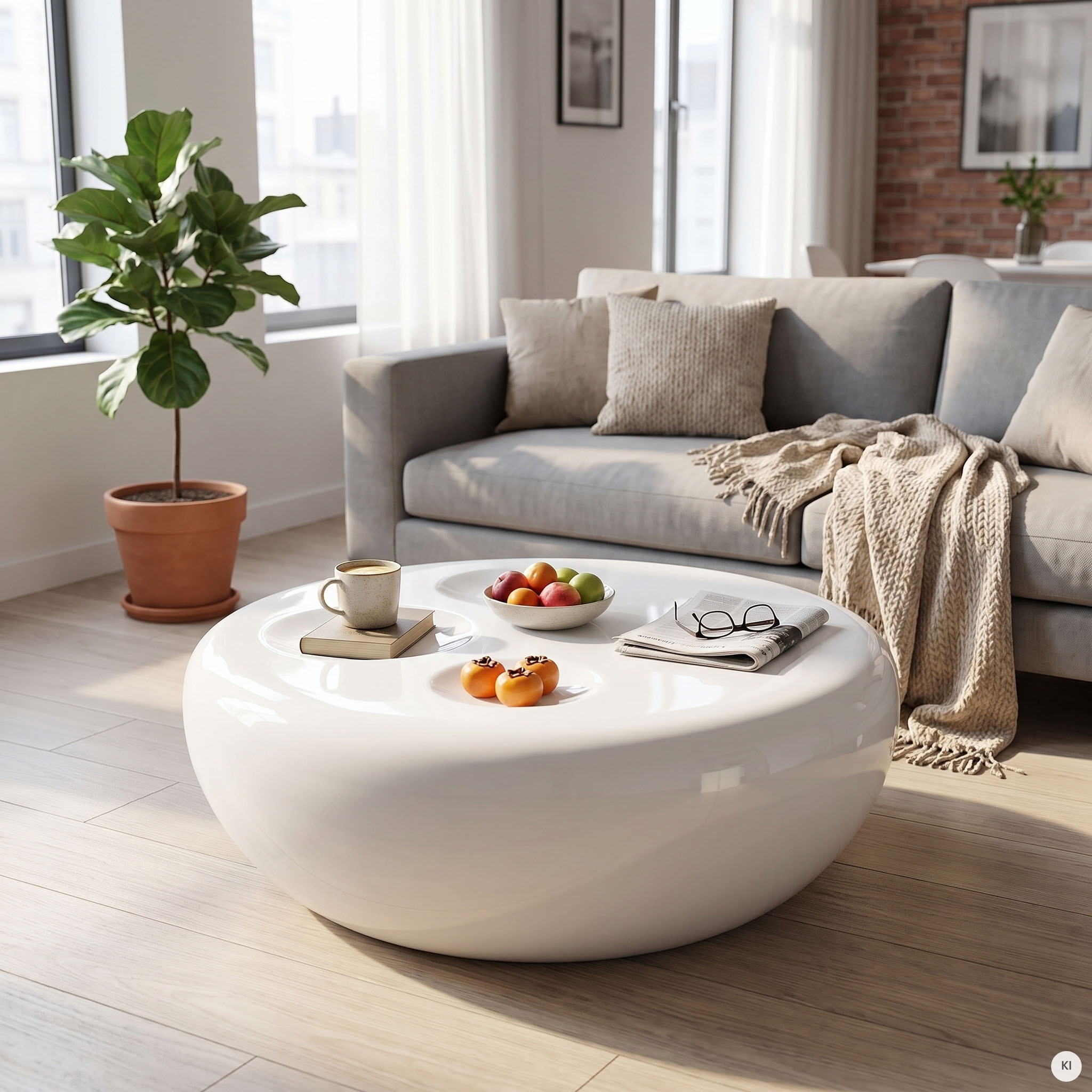 SalesFever Table basse »Coffeetable im minimalistischen Stil«