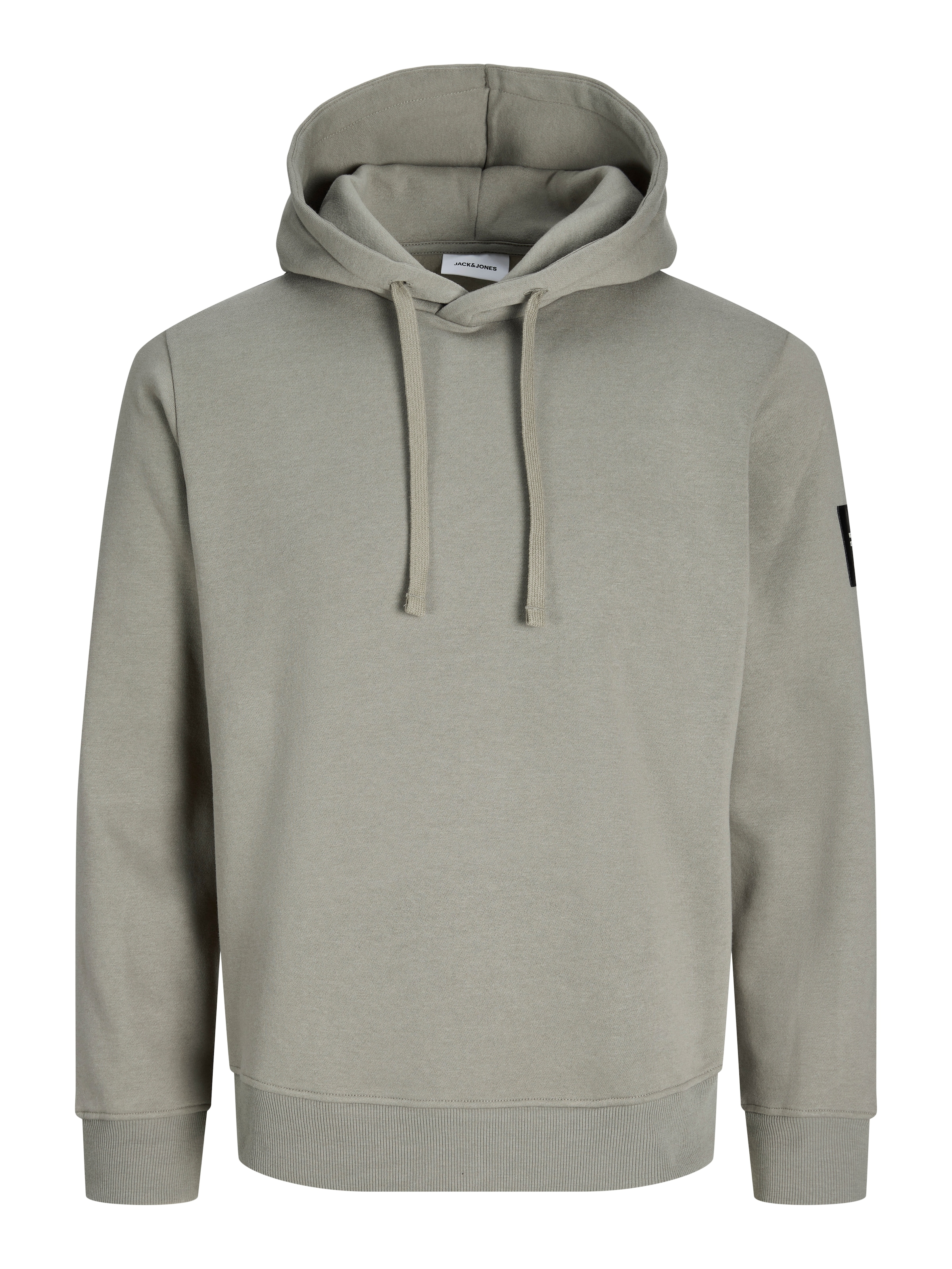 Jack & Jones Sweat à capuche »JJCLEVELAND SWEAT HOOD SN«, mélange de matériaux, coupe régulière

