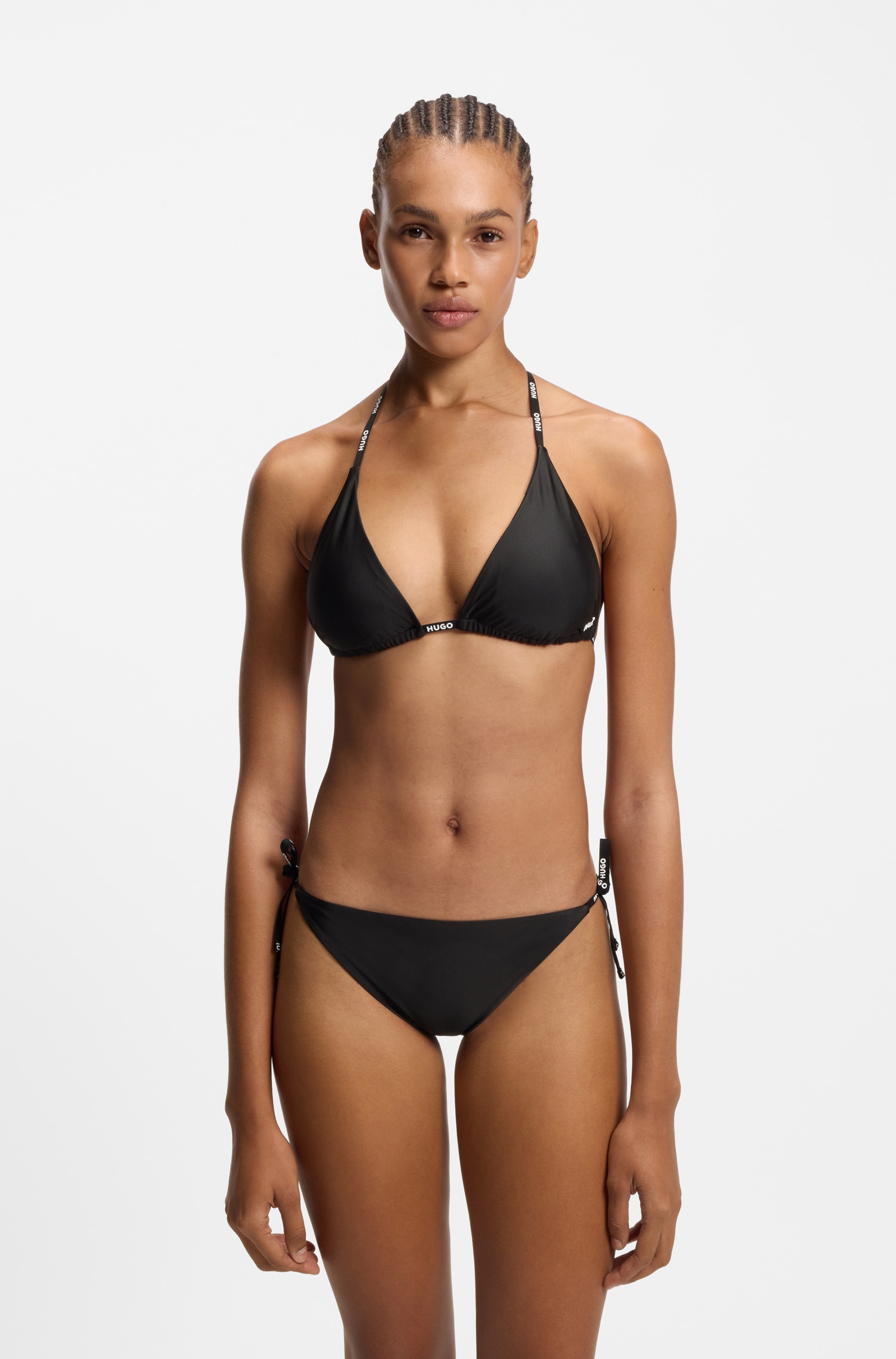 HUGO Underwear Pantalon de bikini »Pure Side« avec bandes logo, coupe normale