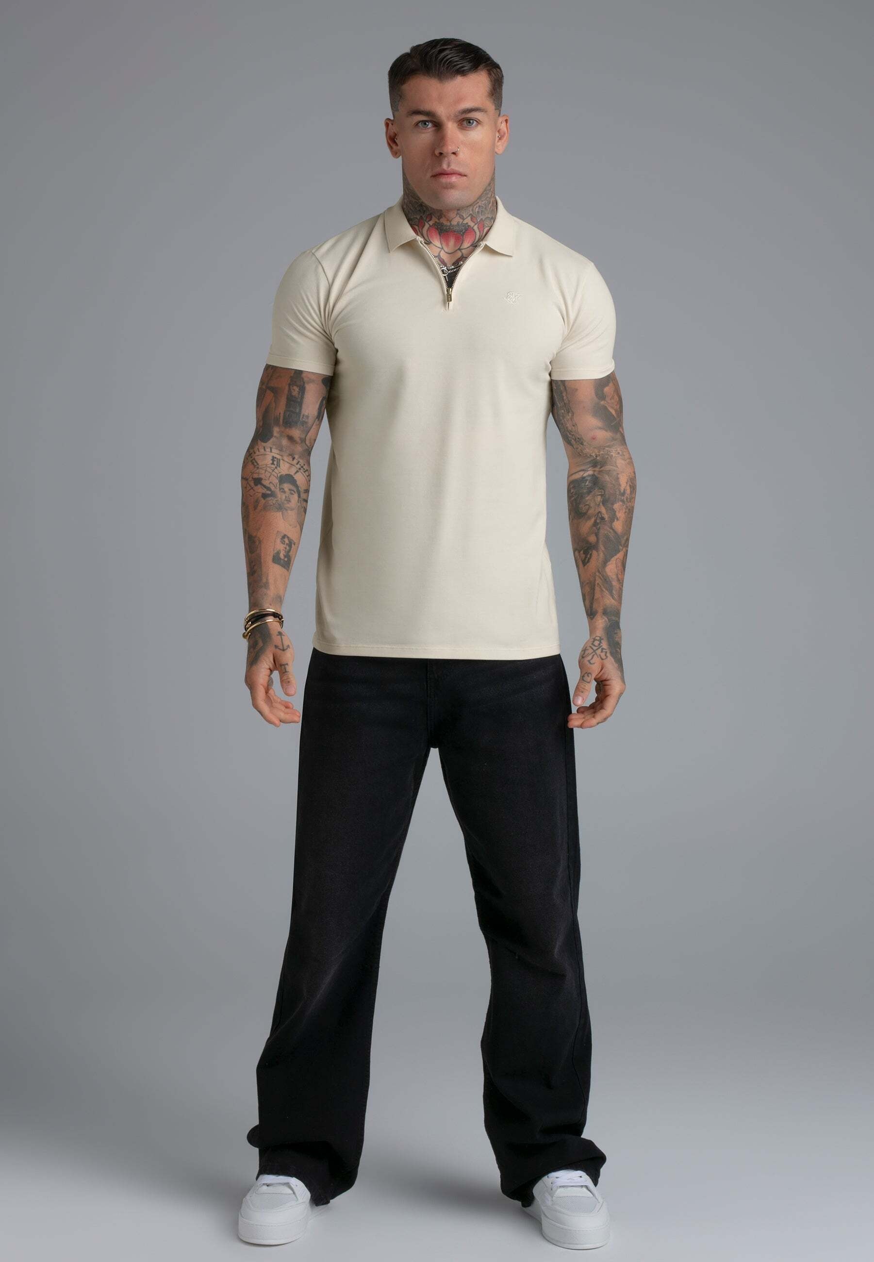 Siksilk Poloshirt »Siksilk Polo Zip«