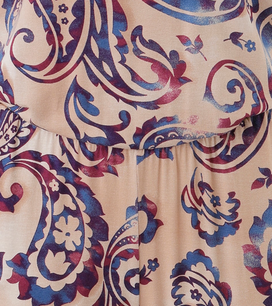 Aniston CASUAL Overall mit grossflächigem Paisley-Muster im Batik-Look - NEUE KOLLEKTION