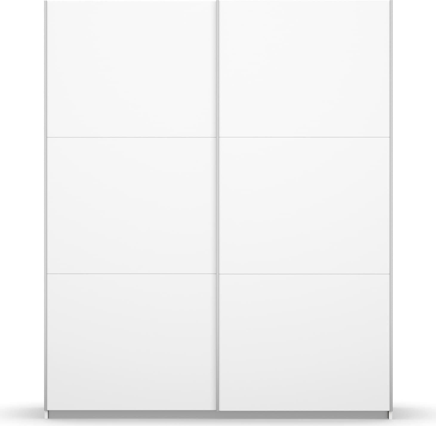 rauch Schwebetürenschrank »AURELIO Kleiderschrank Garderobe« 3 Ausstattungen BASIC/CLASSIC/PREMIUM (inkl. SOFT-CLOSE-FUNKTION),  3 verschiedene Ausstattungsvarianten Griffe aus Metall MADE IN GERMANY