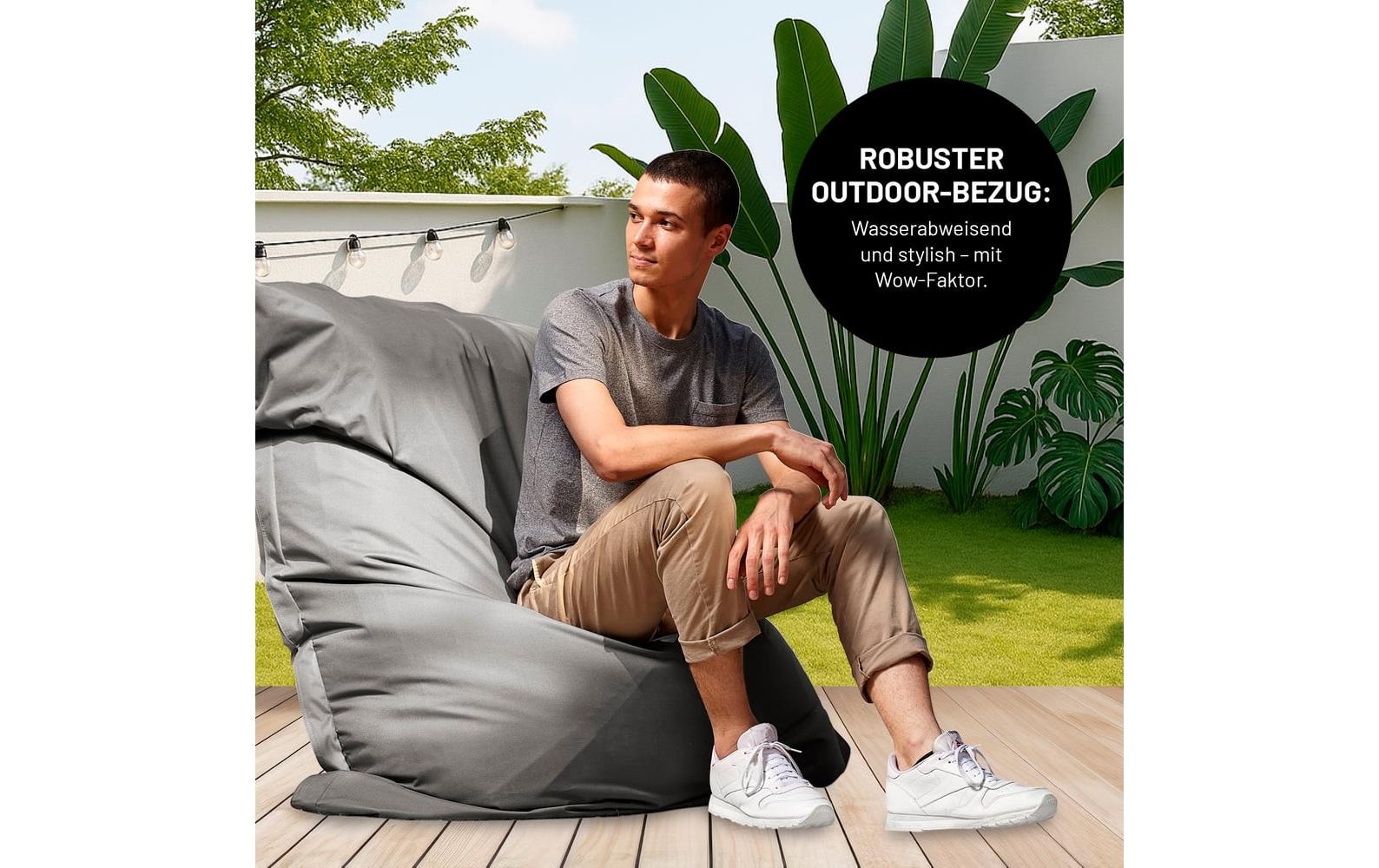 Lumaland Pouf »+ Cordhülle 380 l« 3 cuis tlg.