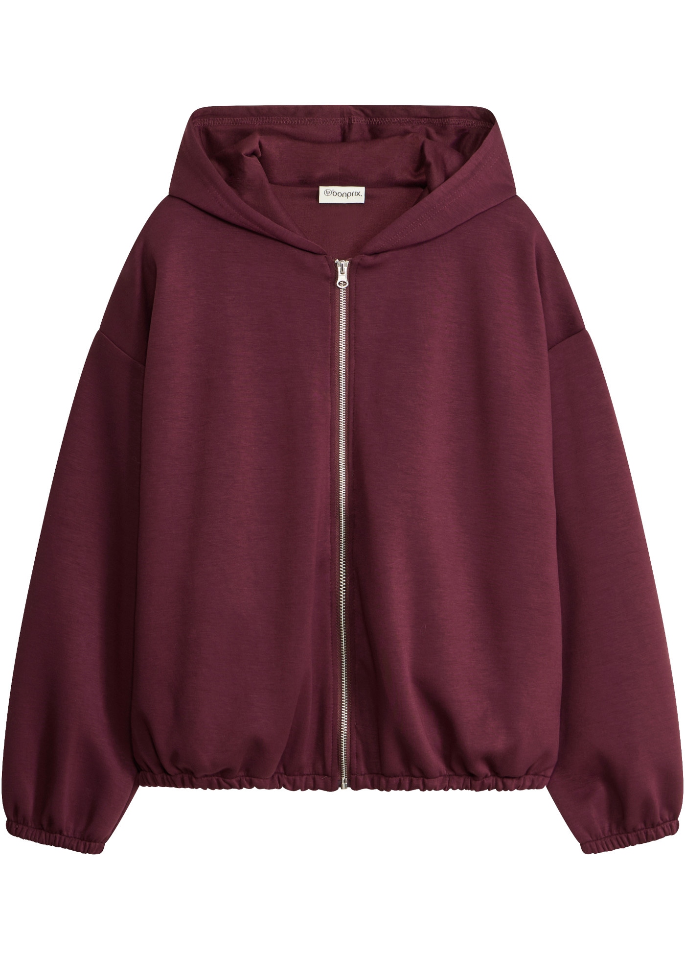 bonprix Kapuzensweatjacke Loose Fit, mit Ballonsaum
