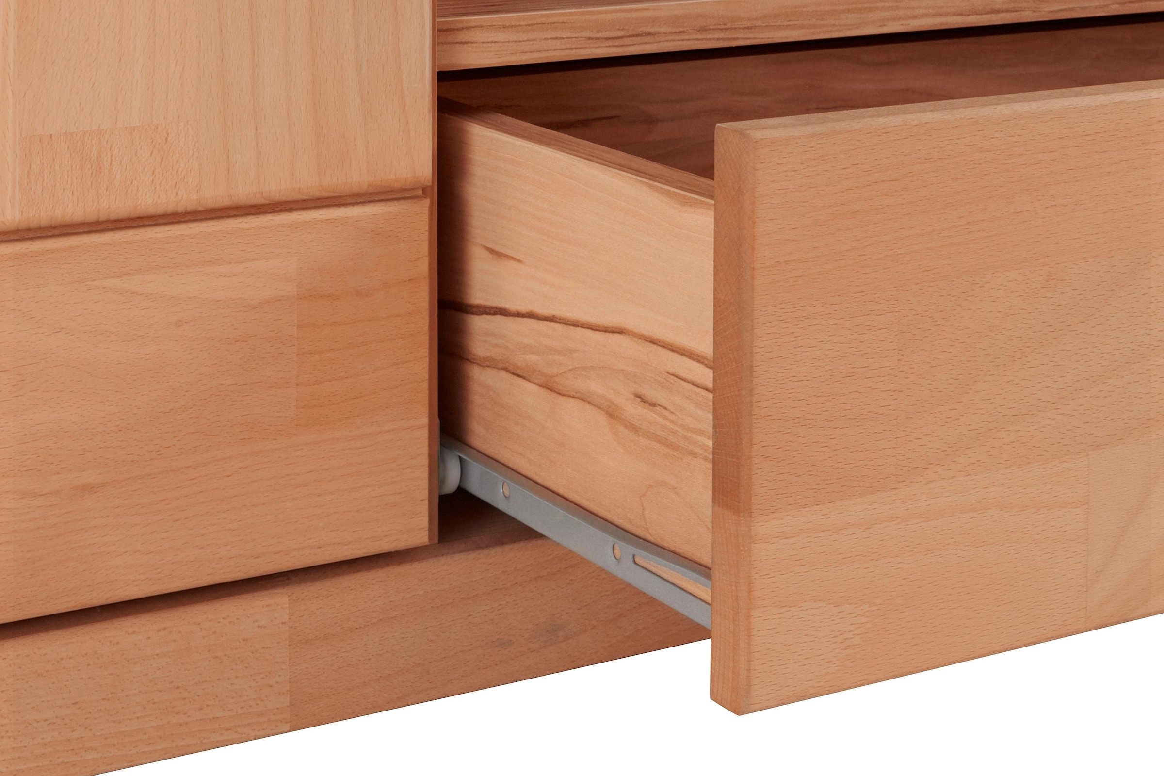 GOODproduct Table basse »Ribe,160cm breit,55cm hoch,Oberplatte massiv« Korpus Holzwerkstoff,Glaseinsatz aus gehärtetem Glas,Böden versetzbar