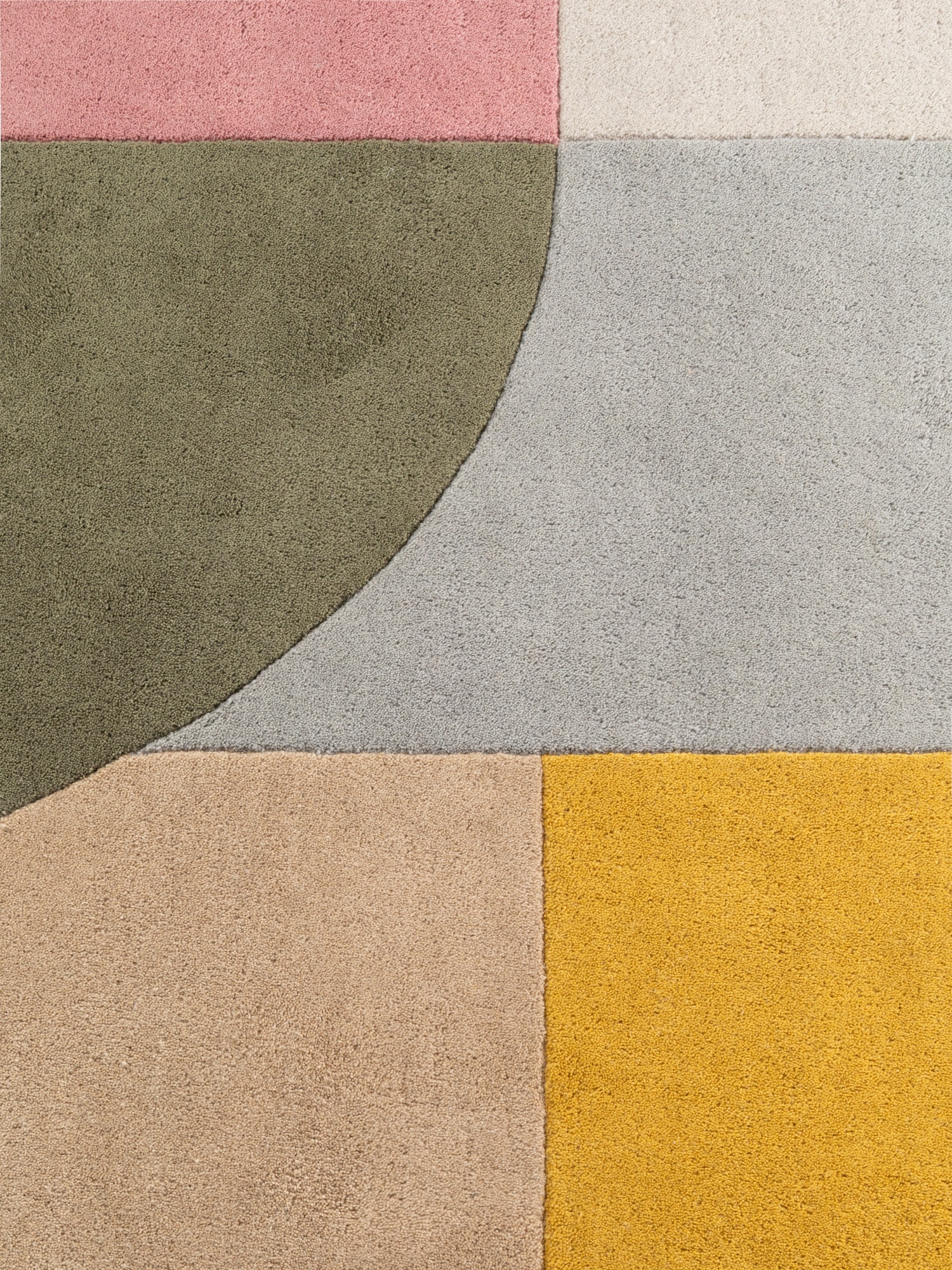 Ted Baker Wollteppich »Curzon« rund 17 mm Höhe Wolle, Naturteppich, Handgemacht, Wohnzimmer, Schlafzimmer, bunt