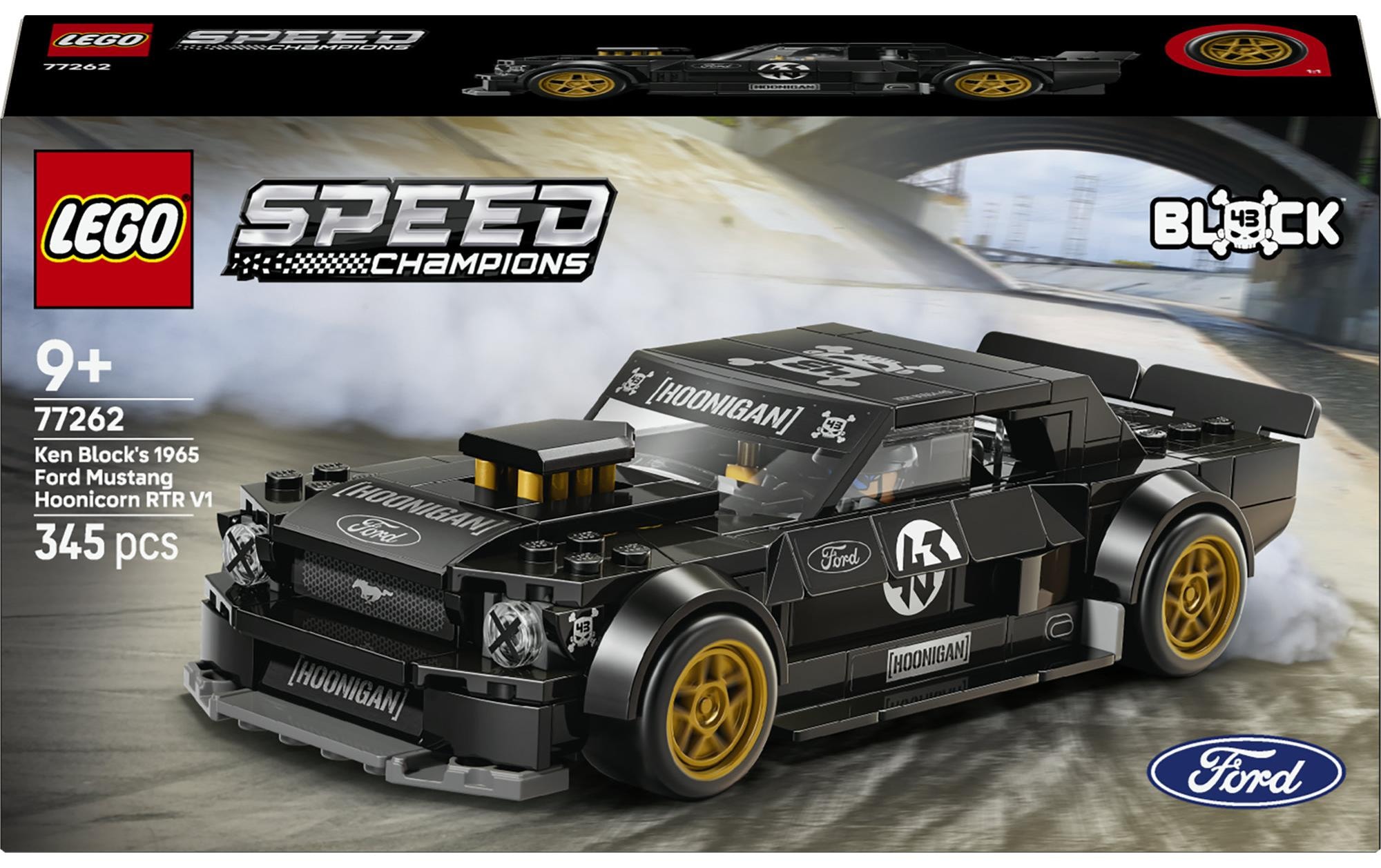 LEGO® Pions de construction »Ken Blocks 1965 Ford Mustang Hoonicorn V1 (77262)« LEGO Speed Champions; Fabriqué en Europe