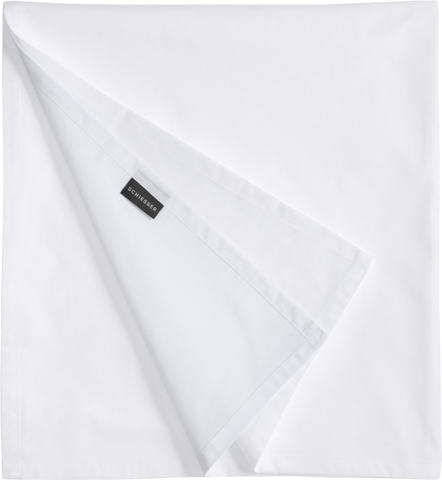Schiesser Drap de lit »Smoothy aus glatter Baumwolle in klassischer, hotelinspirierter Optik« certifié Oeko-Tex®