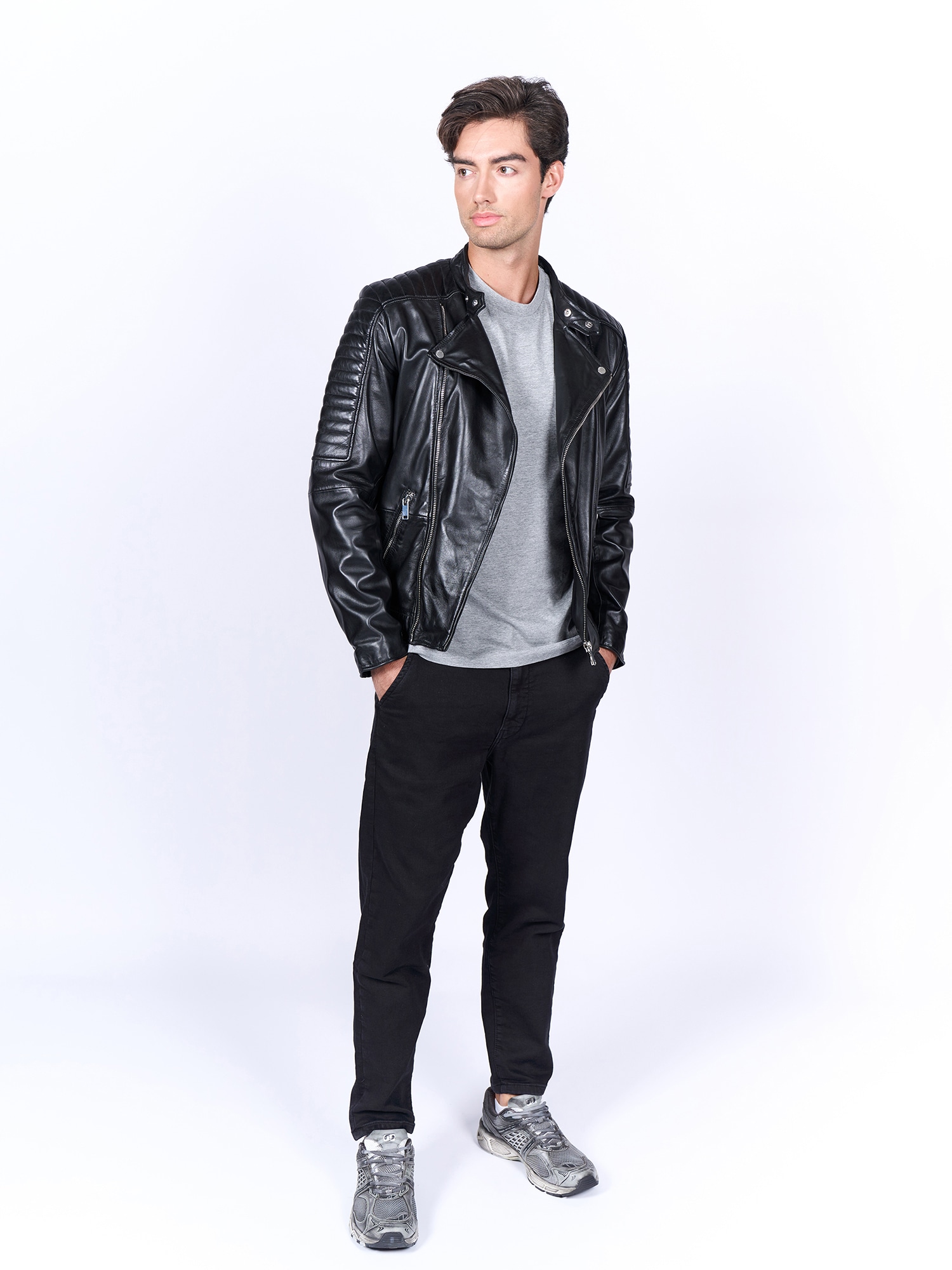 Freaky Nation Lederjacke »Crossover-FN«