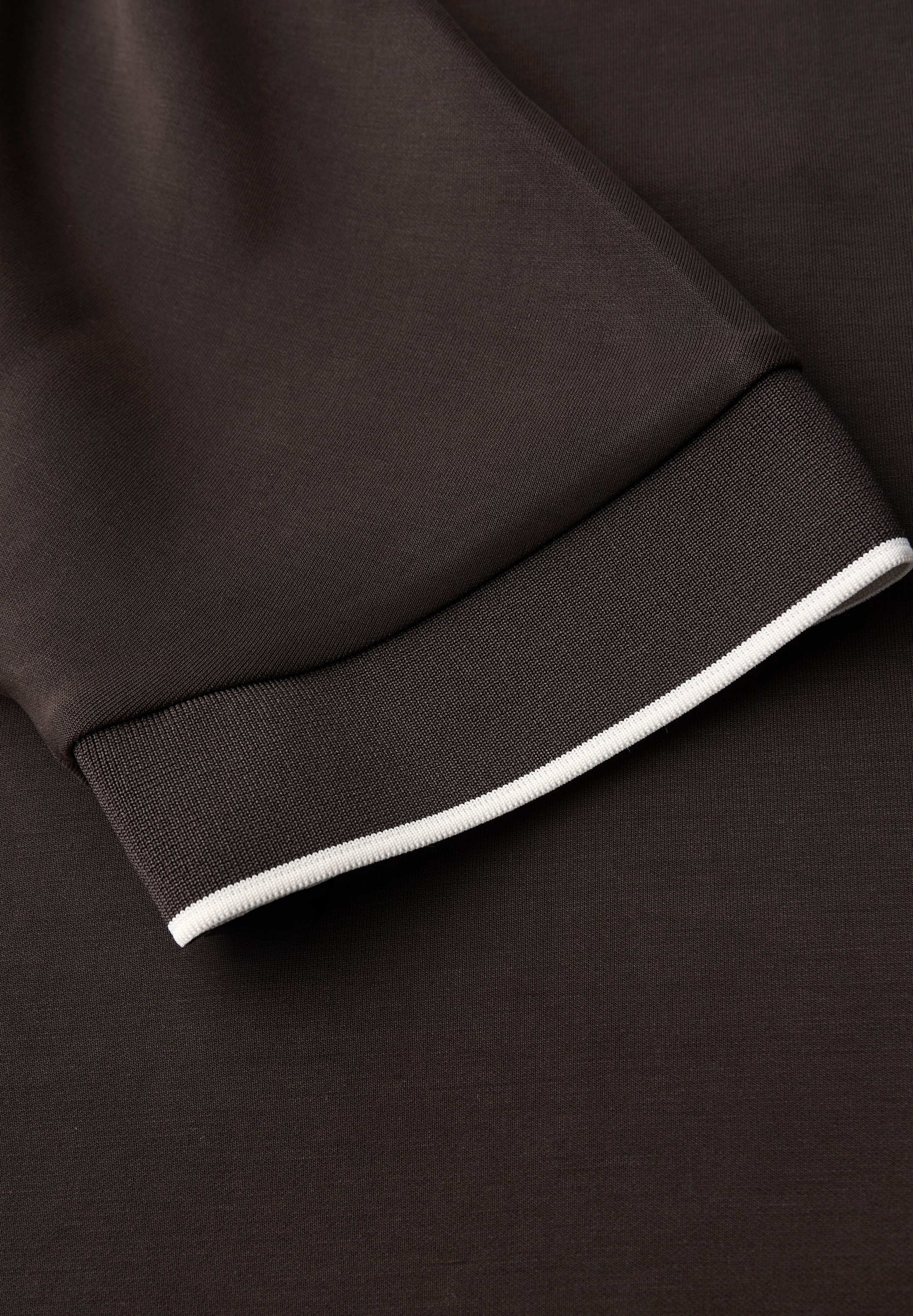 STREET ONE T-Shirt im Silk-Look, mit Rundhals, halbarm