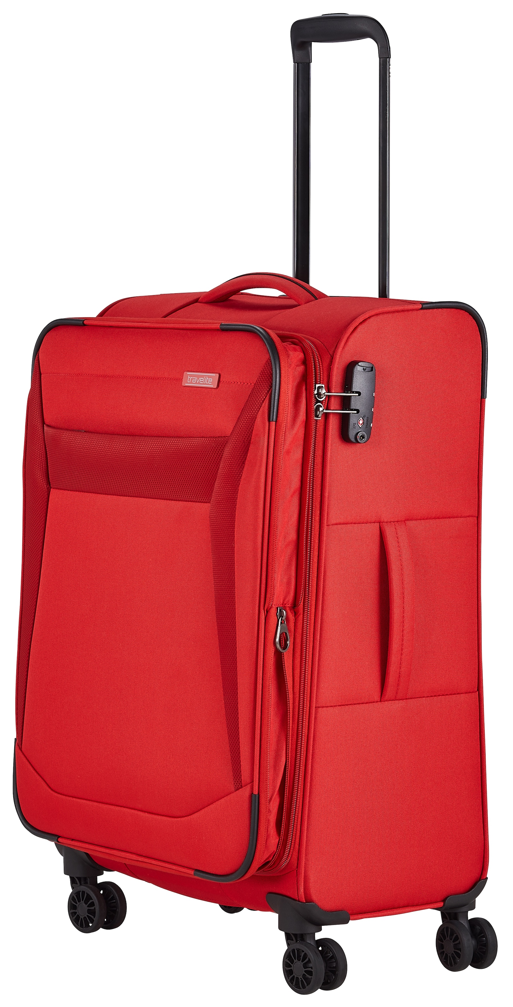 travelite Trolley à bagages souples »CHIOS Reisekoffer« 60 litre 4 Rollen serrure TSA – bagage de voyage flexible