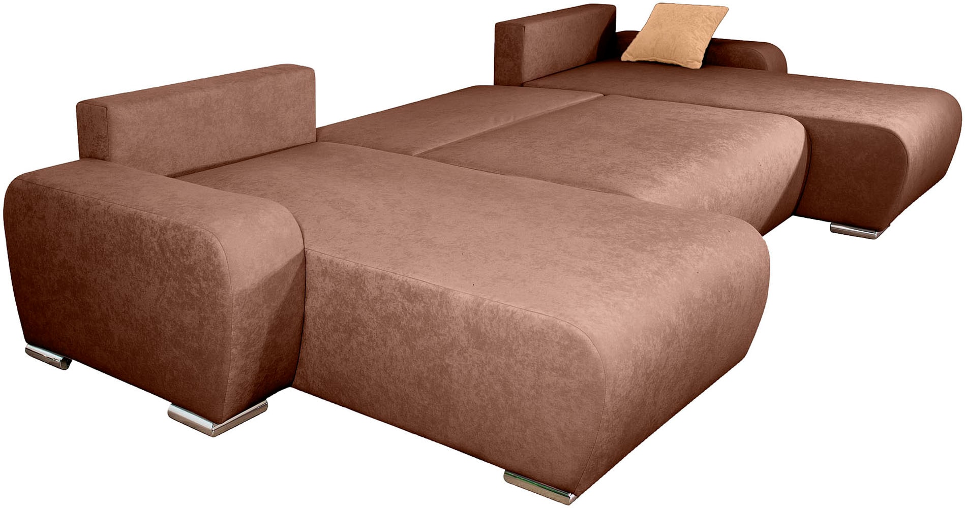 COLLECTION AB Wohnlandschaft »Paola U-Form, Breite 314 cm« Wohnlandschaft,2 Ottomane,Bonnelfederkern,Rückenkissen