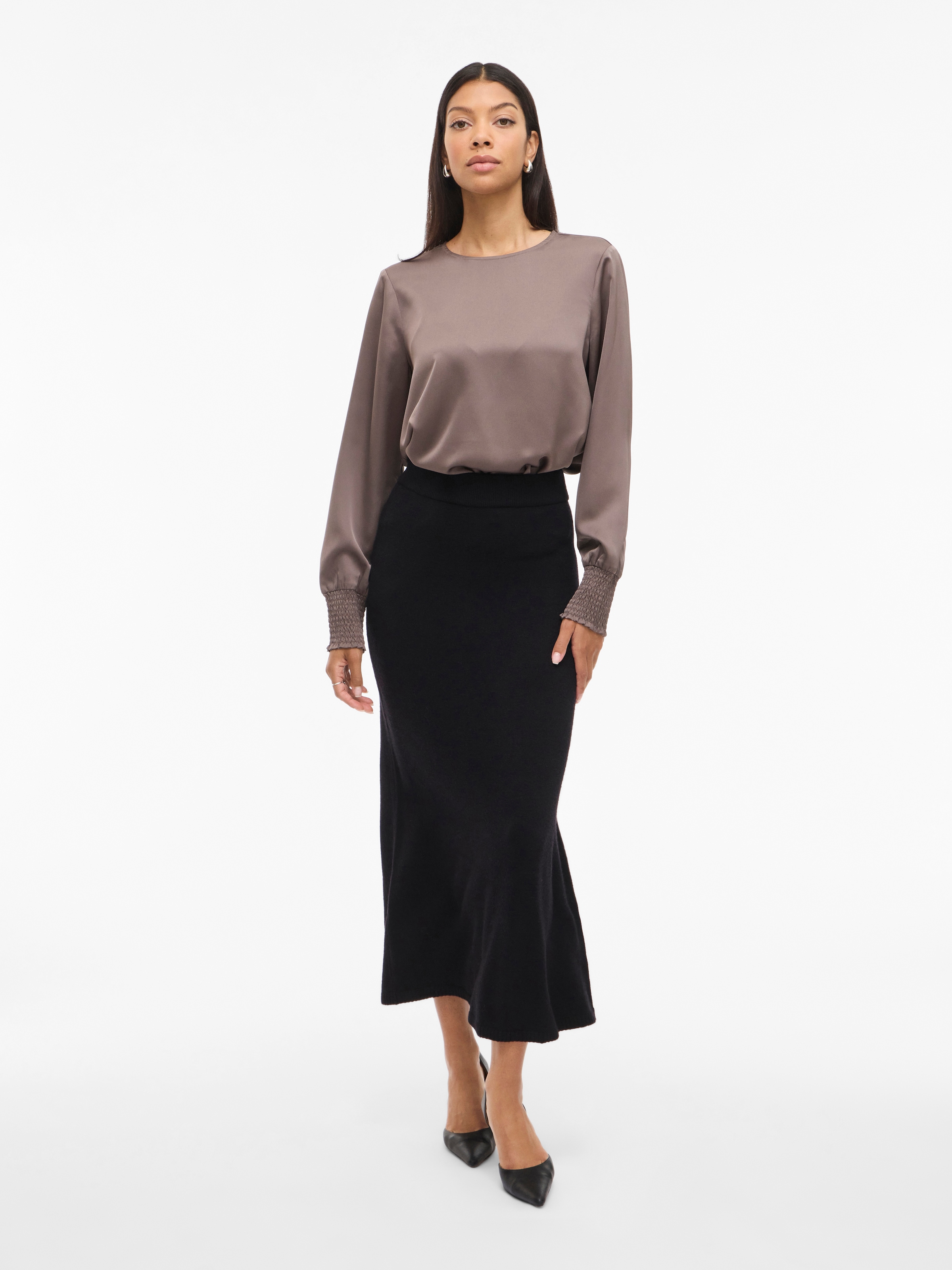Vila Maxirock »VIRIL ANKLE KNIT SKIRT - NOOS«