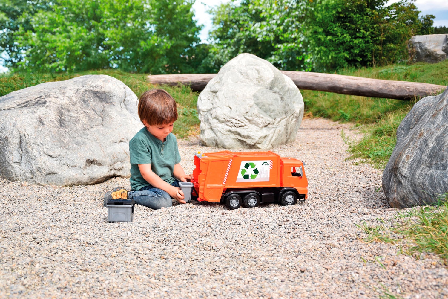 Lena® Spielzeug-Müllwagen »Worxx, Mercedes-Benz Arocs« Made in Europe