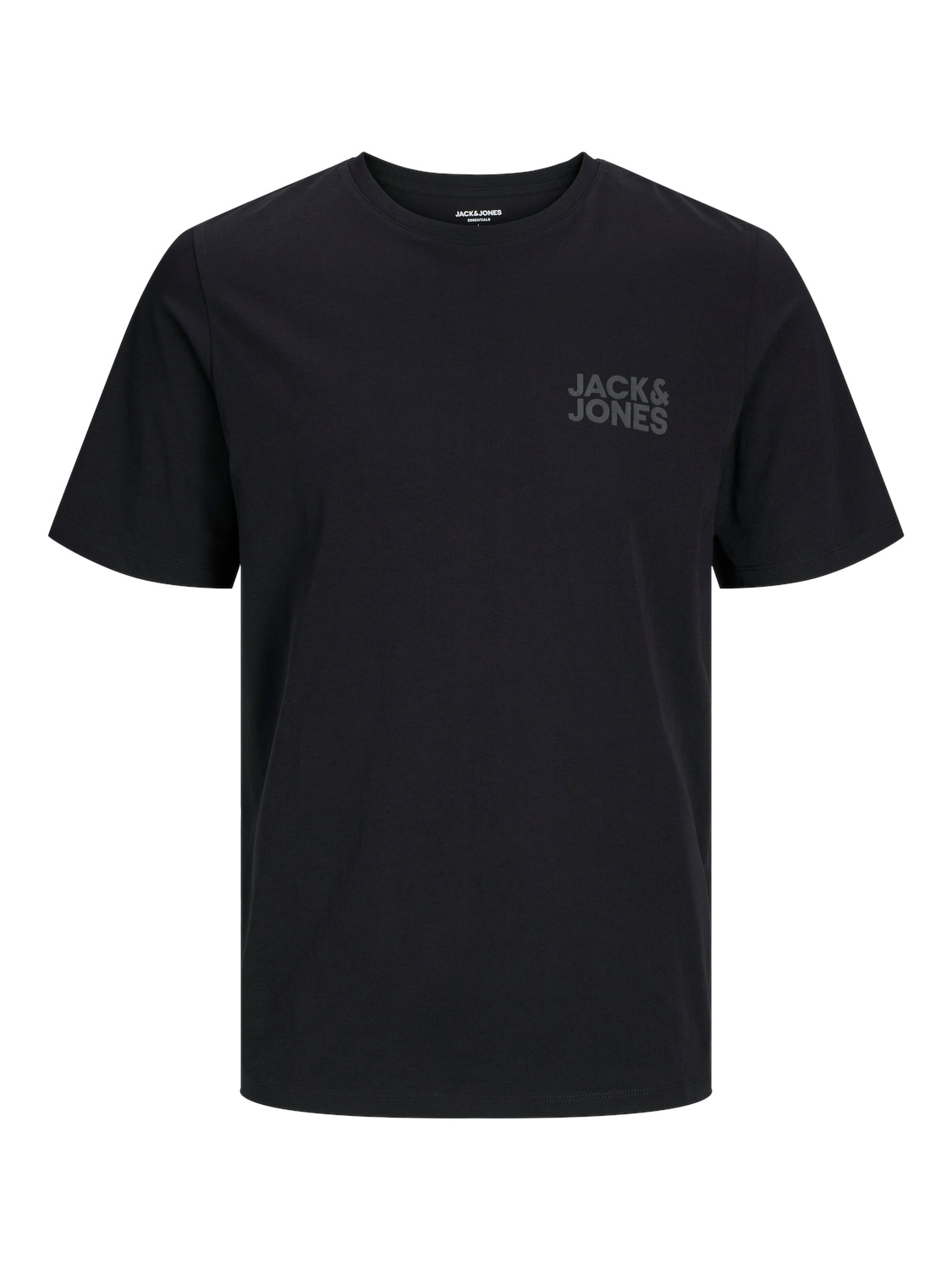 Jack & Jones Shirt à col rond »JJECORP mit Logo-Print und klassischem Rundhals« Baumwolle, regular fit