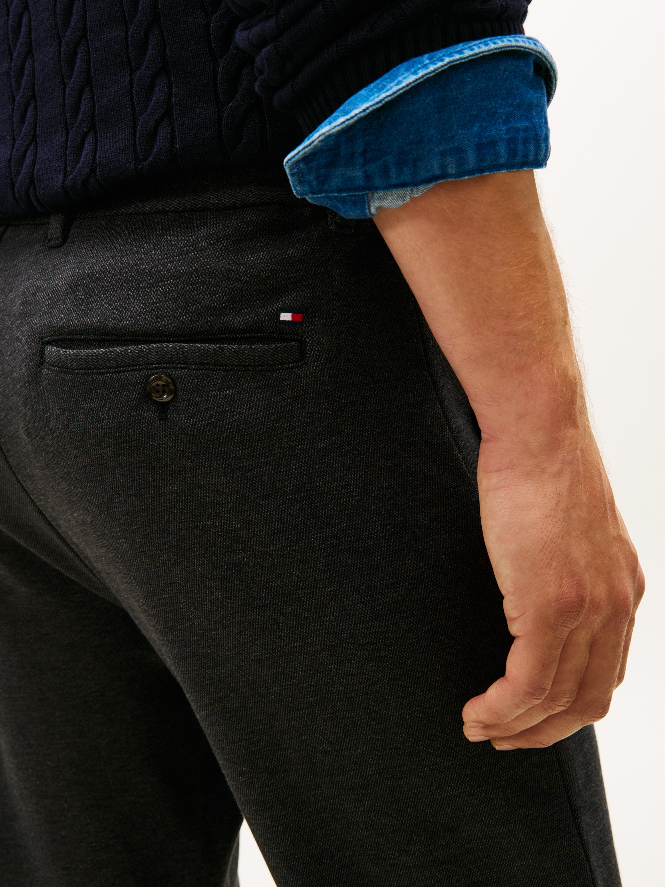 Tommy Hilfiger Pantalon en tissu »HARLEM TWO TONE«  Pique, tapered fit