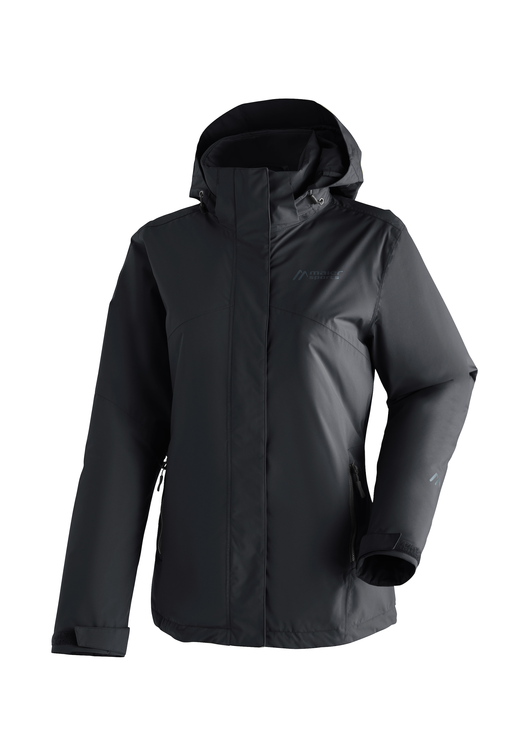 Maier Sports Regenjacke »Metor Therm Rec W« warme Damen Jacke mit Kapuze, Winterjacke wasserdicht atmungsaktiv