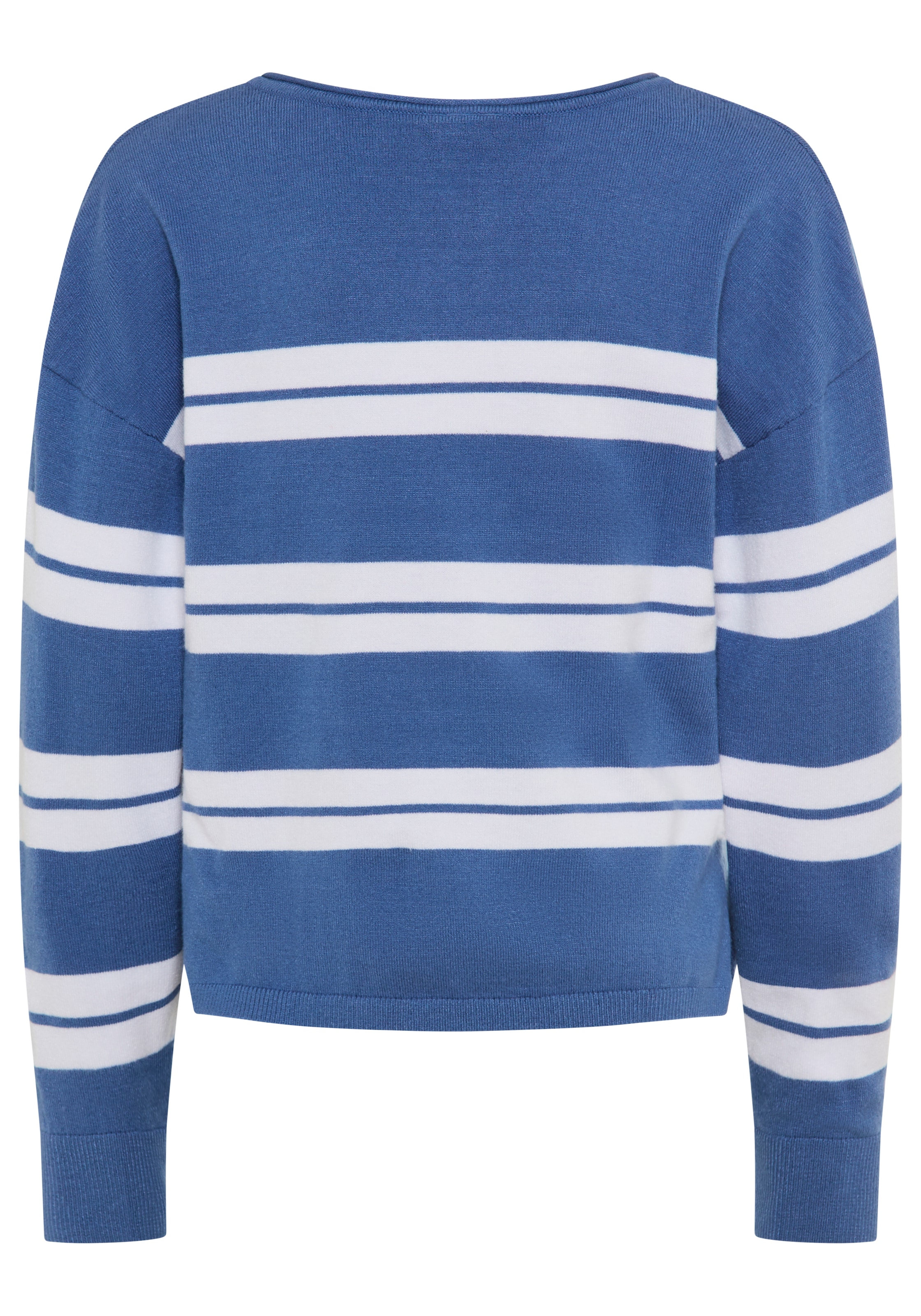 KangaROOS Strickpullover »Kuschelweicher Ringelpullover« Weicher Ringelpullover mit kleinem V-Ausschnitt