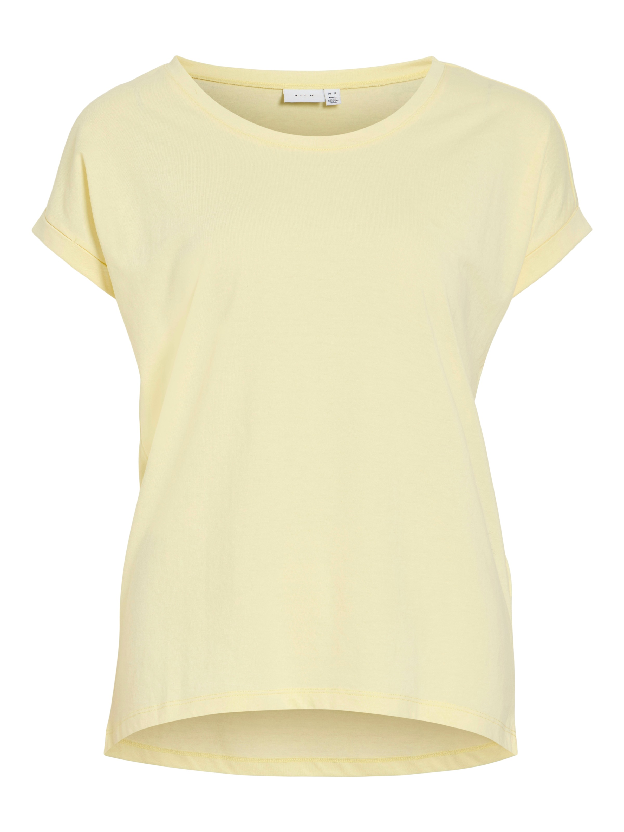 Vila Shirt à col rond »VIDREAMERS NEW PURE T-SHIRT/SU-NOOS« Baumwollmischung, regular fit