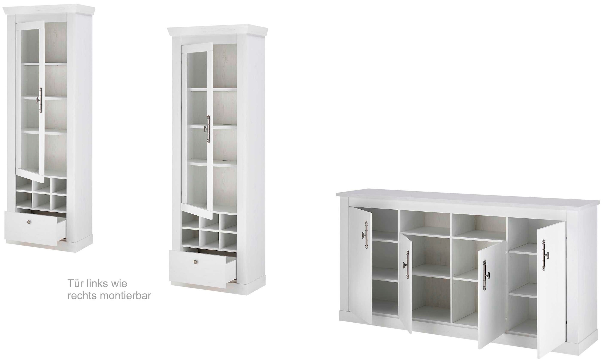 Home affaire Wohnwand »RAVENNA« 3 Stk. tlg.