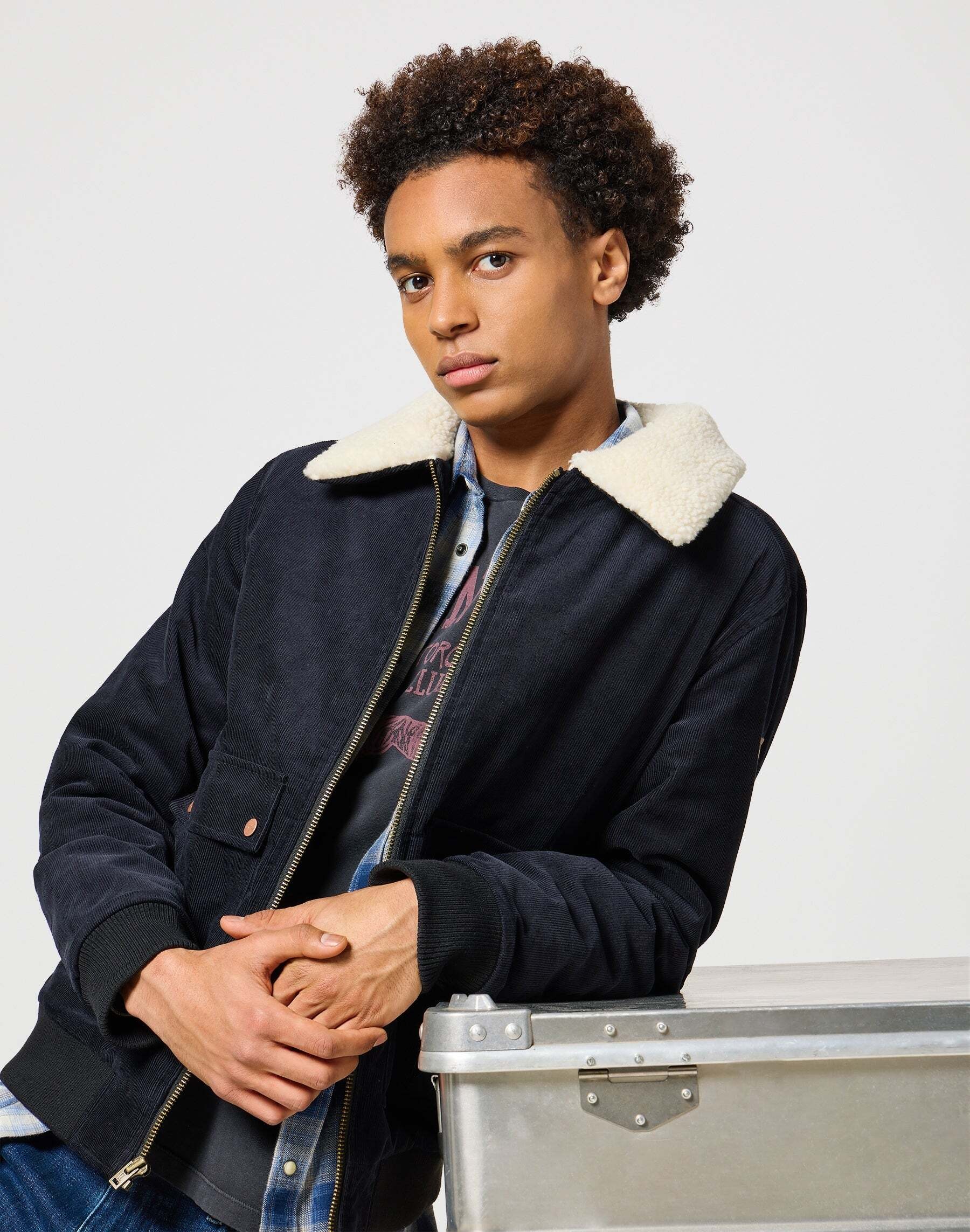 Wrangler Kurzjacke »WRANGLER Jacke Corduroy Aviator«